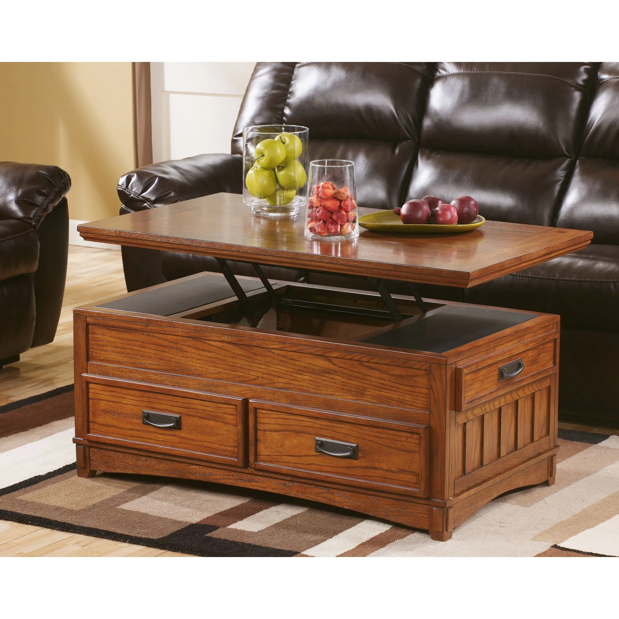 Cross Island Cocktail Table with Storage - Image 10