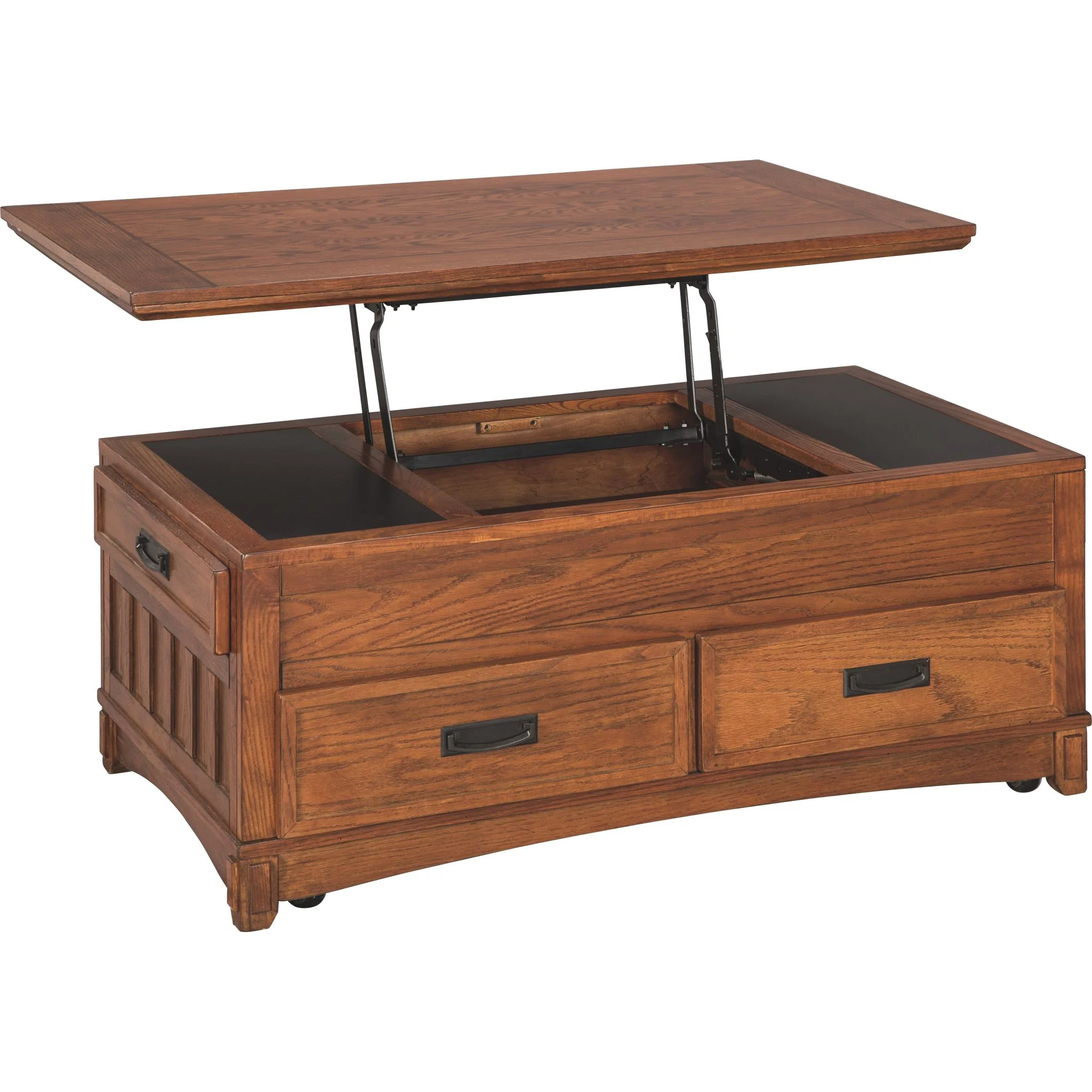 Cross Island Cocktail Table with Storage - Image 3