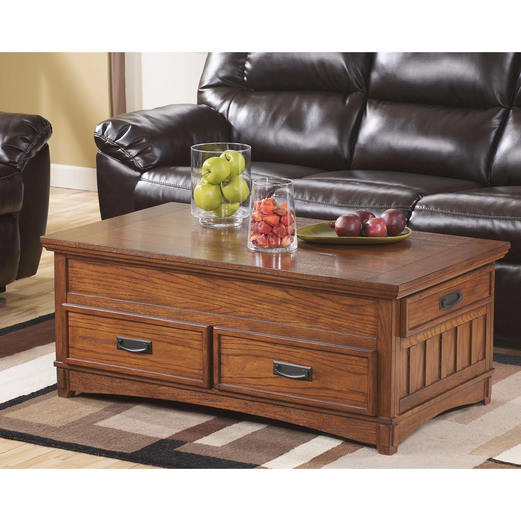 Cross Island Cocktail Table with Storage - Image 5
