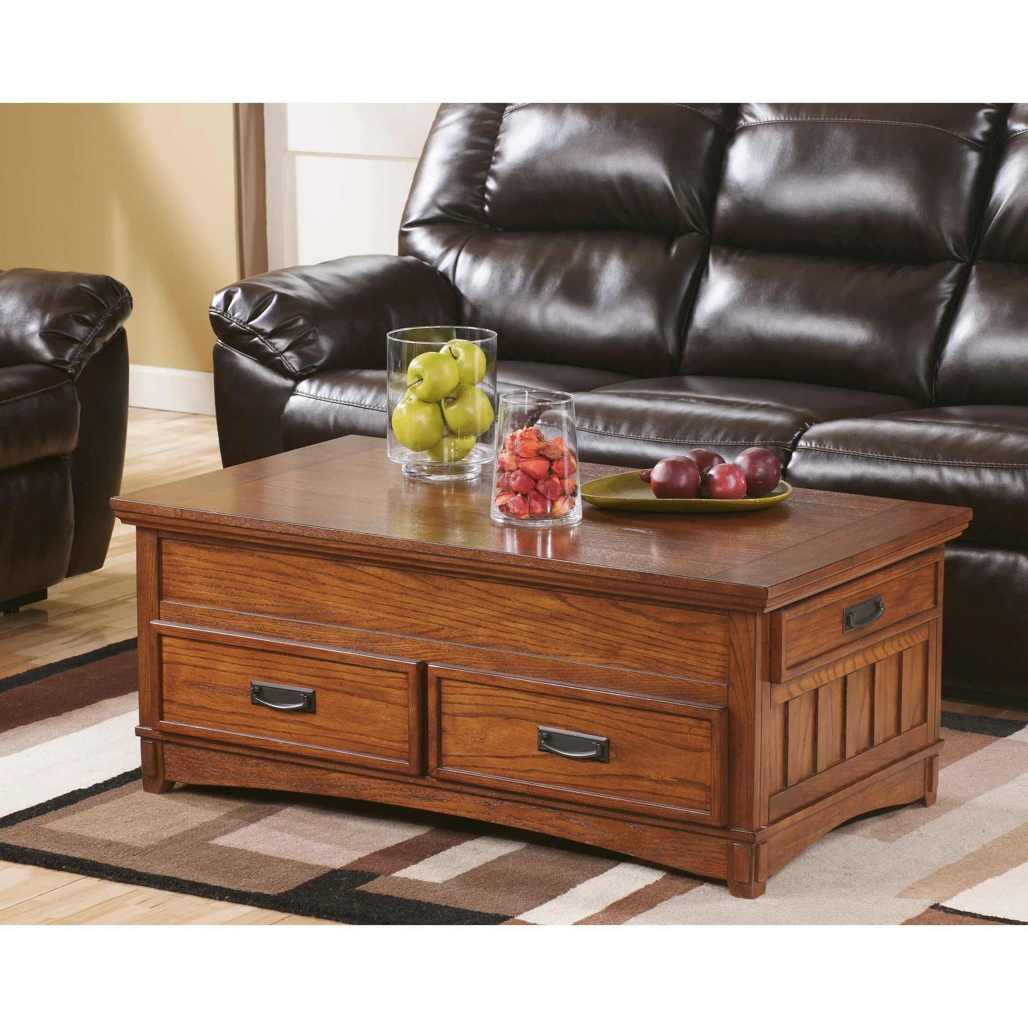 Cross Island Cocktail Table with Storage - Image 9