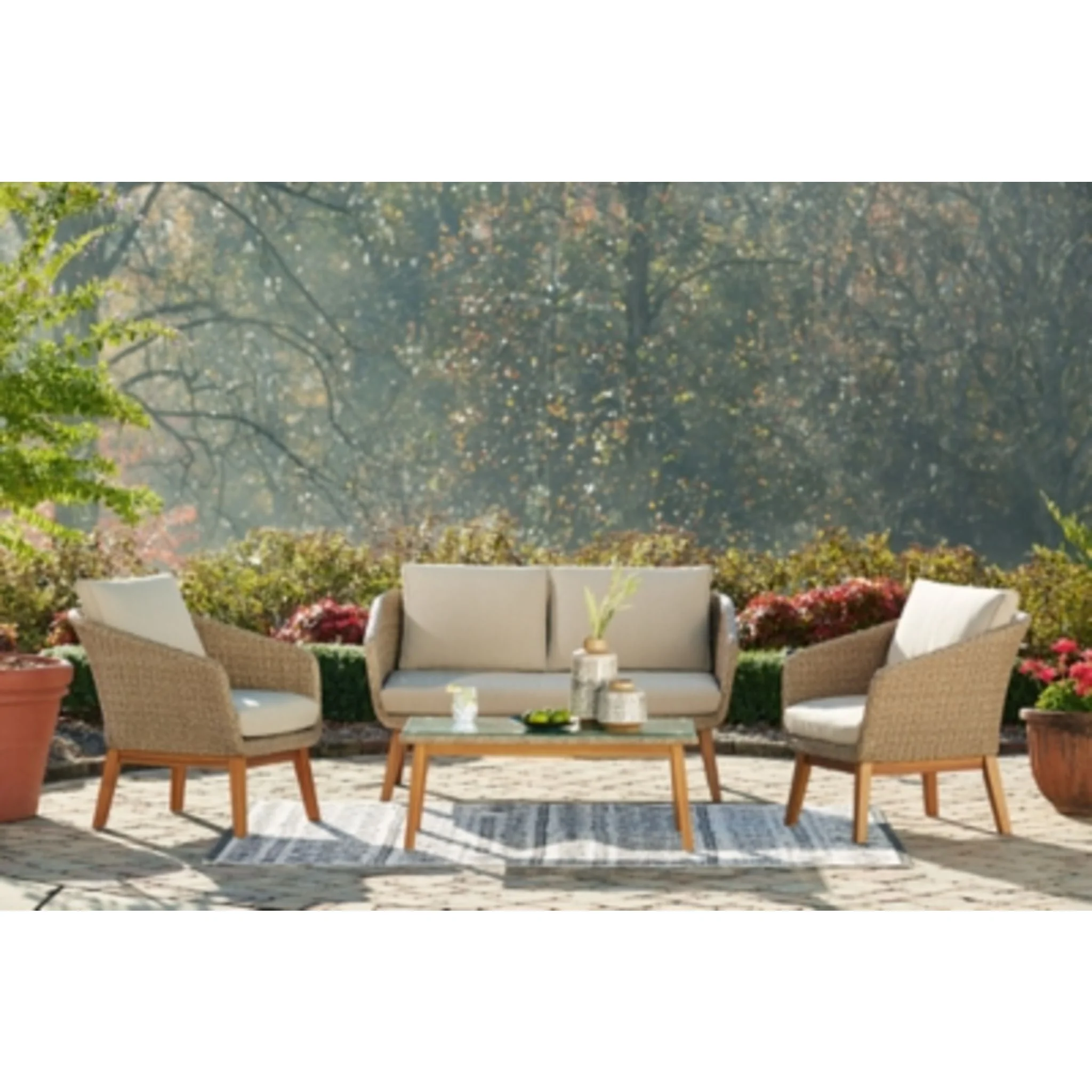 Crystal Cave 4 Piece Outdoor Seating - Image 2