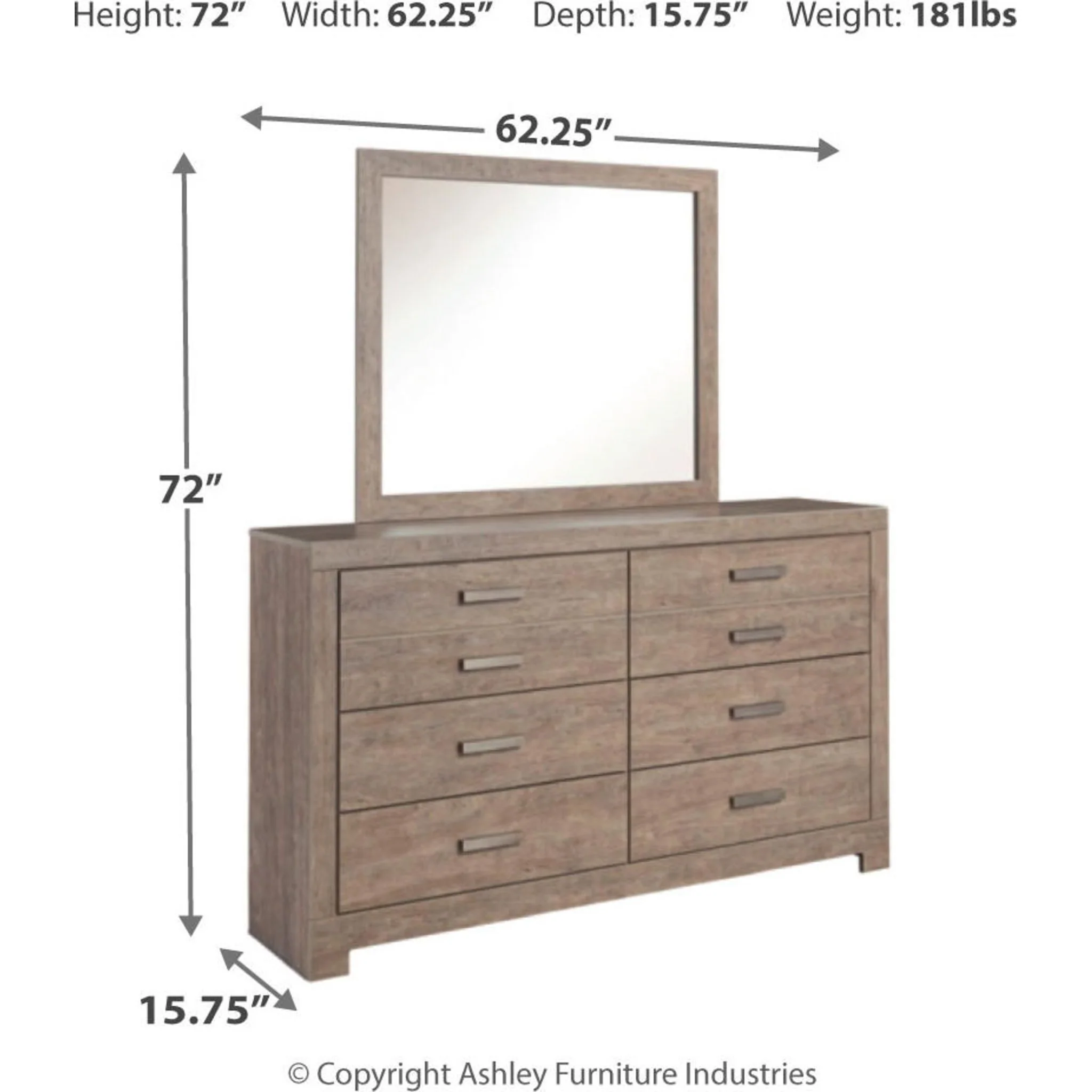 Culverbach 5 Piece Full Panel Bedroom - Image 7