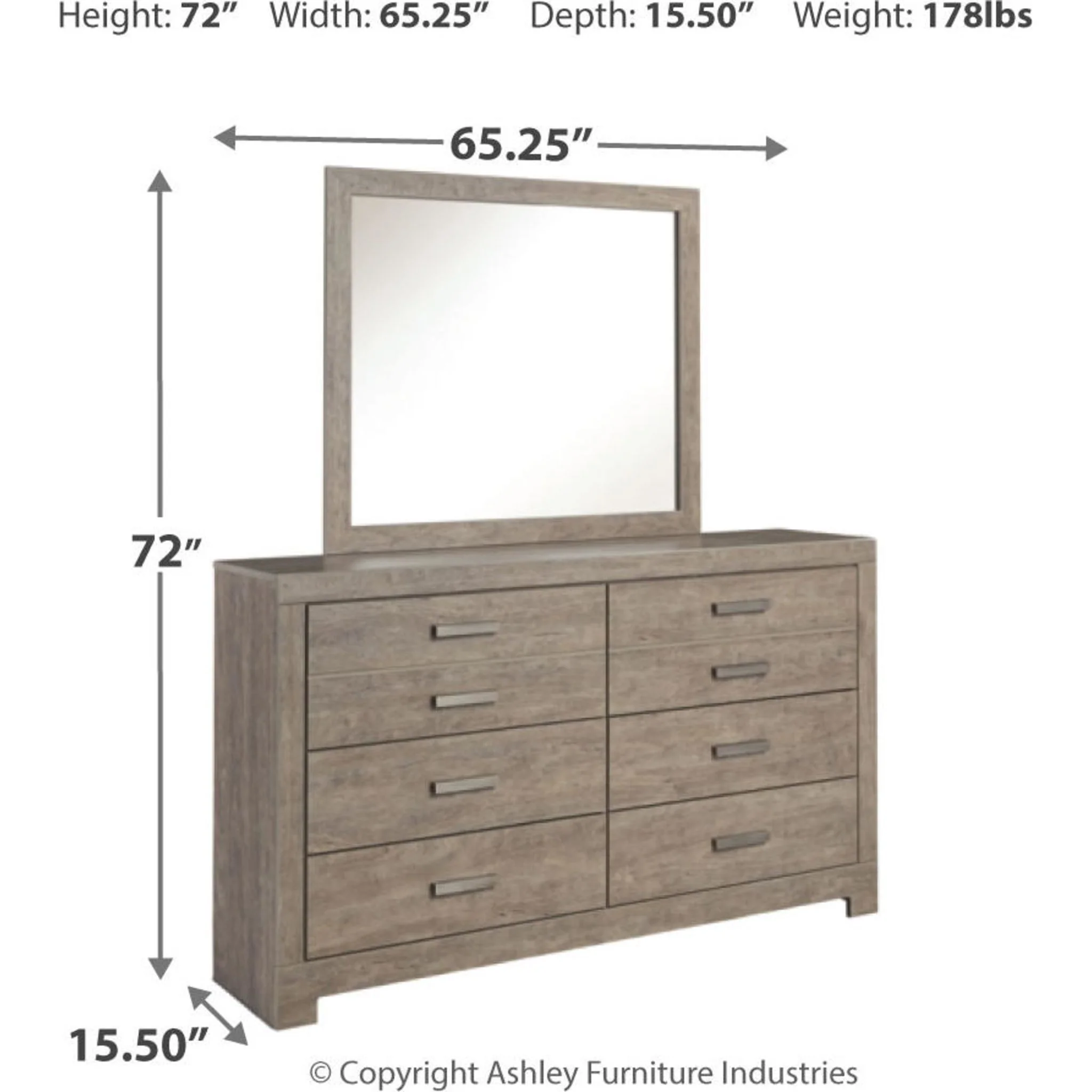 Culverbach Dresser and Mirror - Image 23