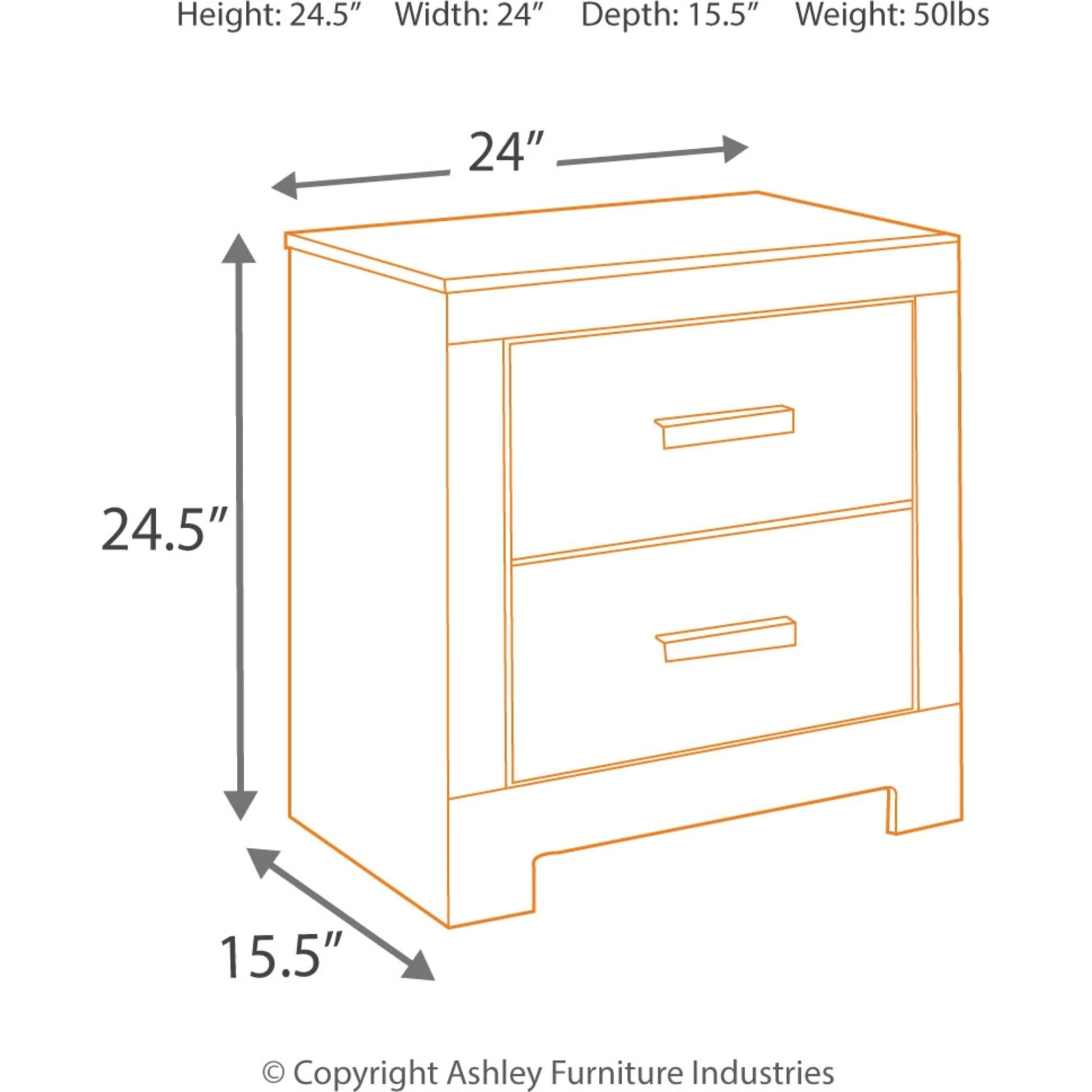Culverbach Nightstand - Image 9
