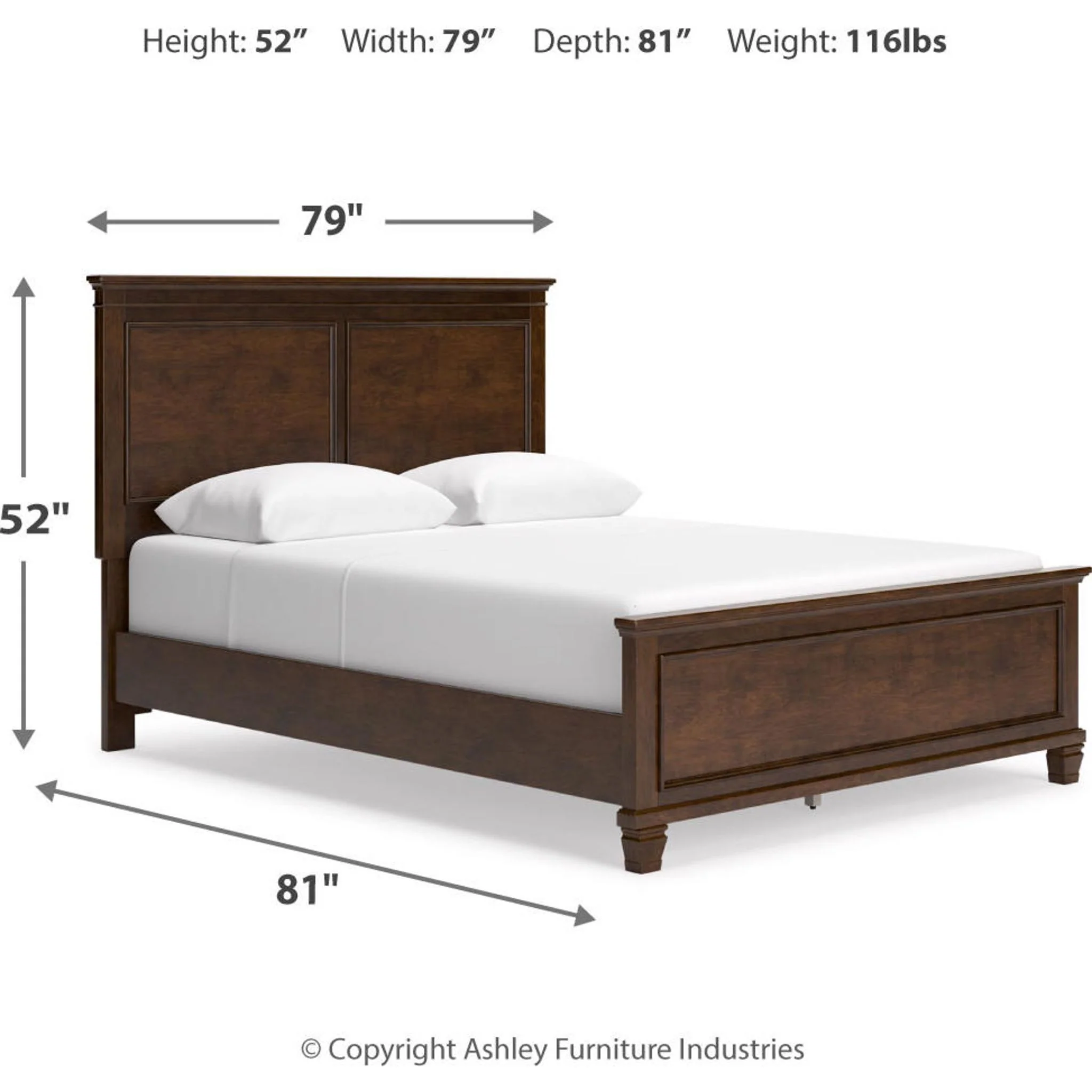 Danabrin 5 Piece Panel Bedroom - Image 17