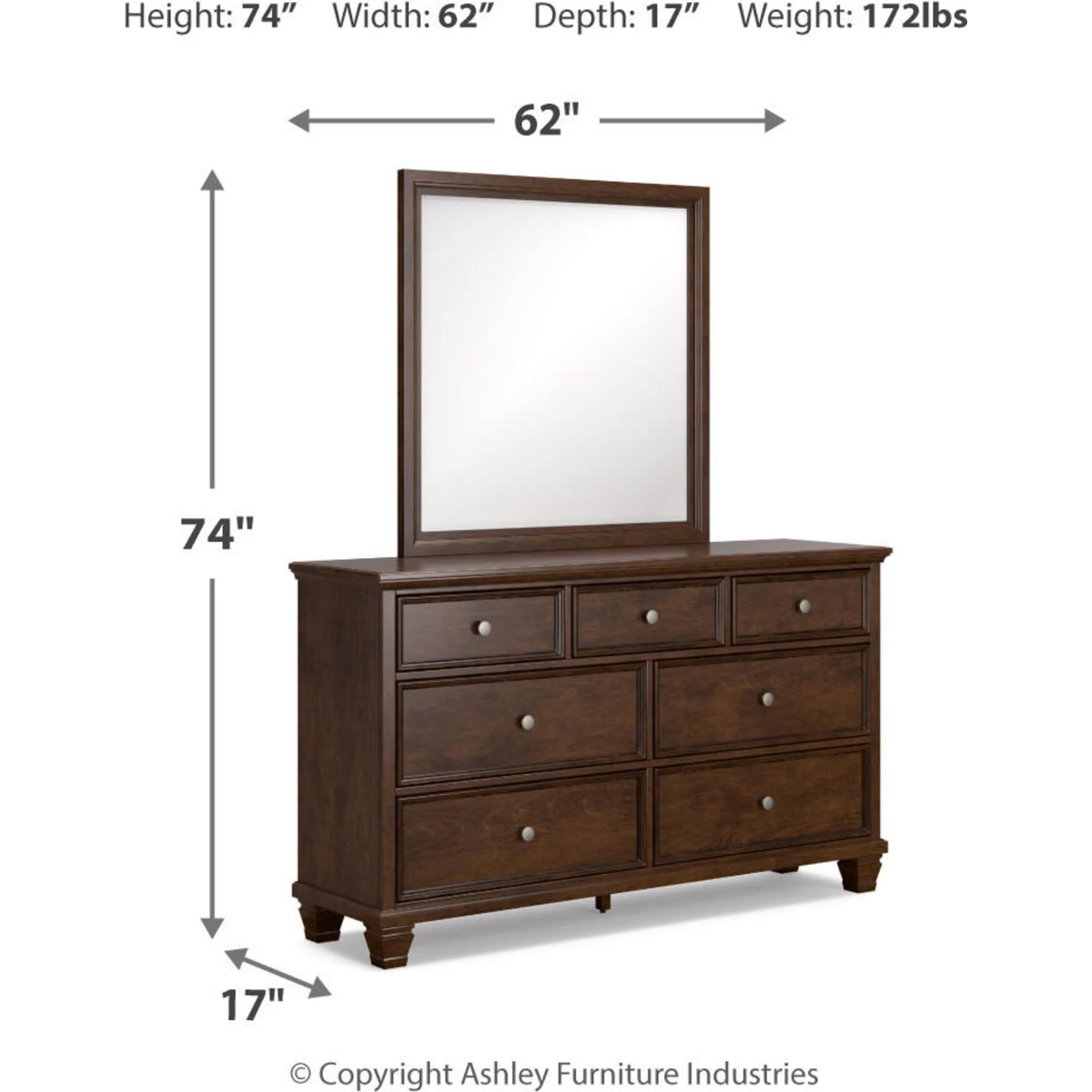 Danabrin 5 Piece Panel Bedroom - Image 3
