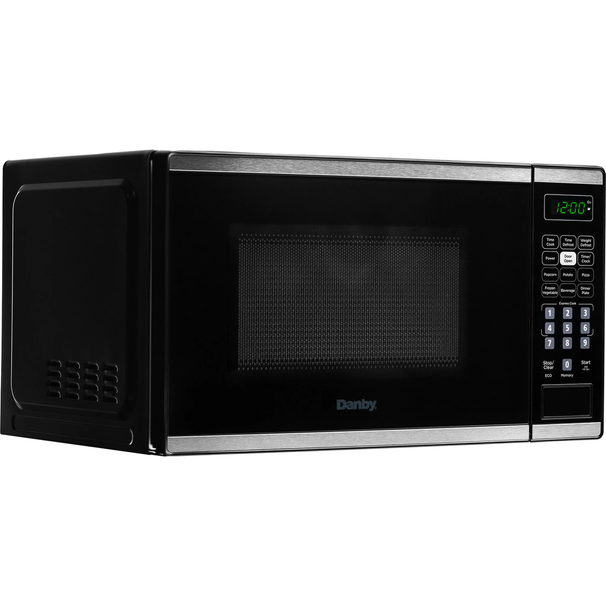 Danby 0.7 cu. ft. Countertop Microwave  -Black Stainless (DBMW0722BBS) - Image 2