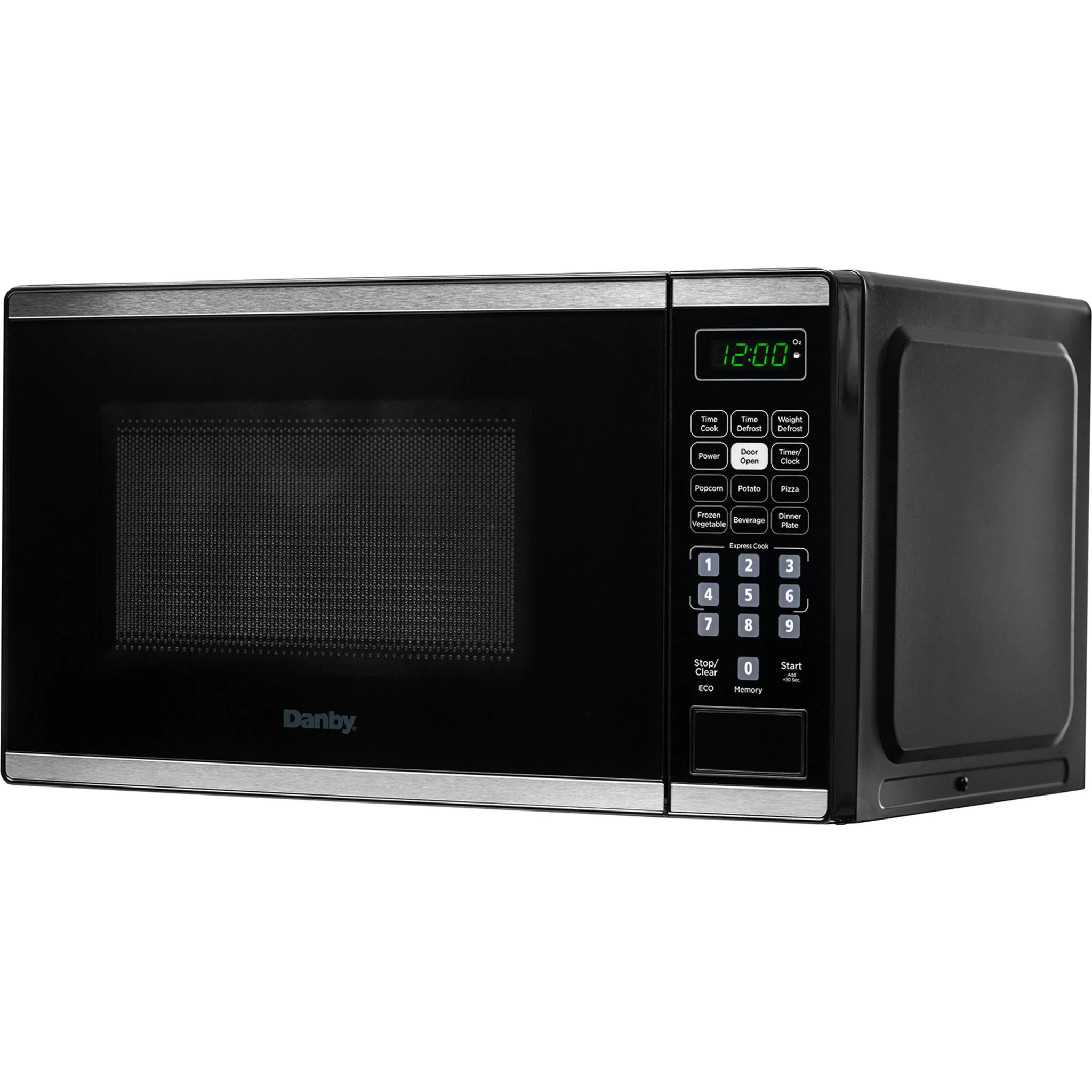 Danby 0.7 cu. ft. Countertop Microwave  -Black Stainless (DBMW0722BBS) - Image 3