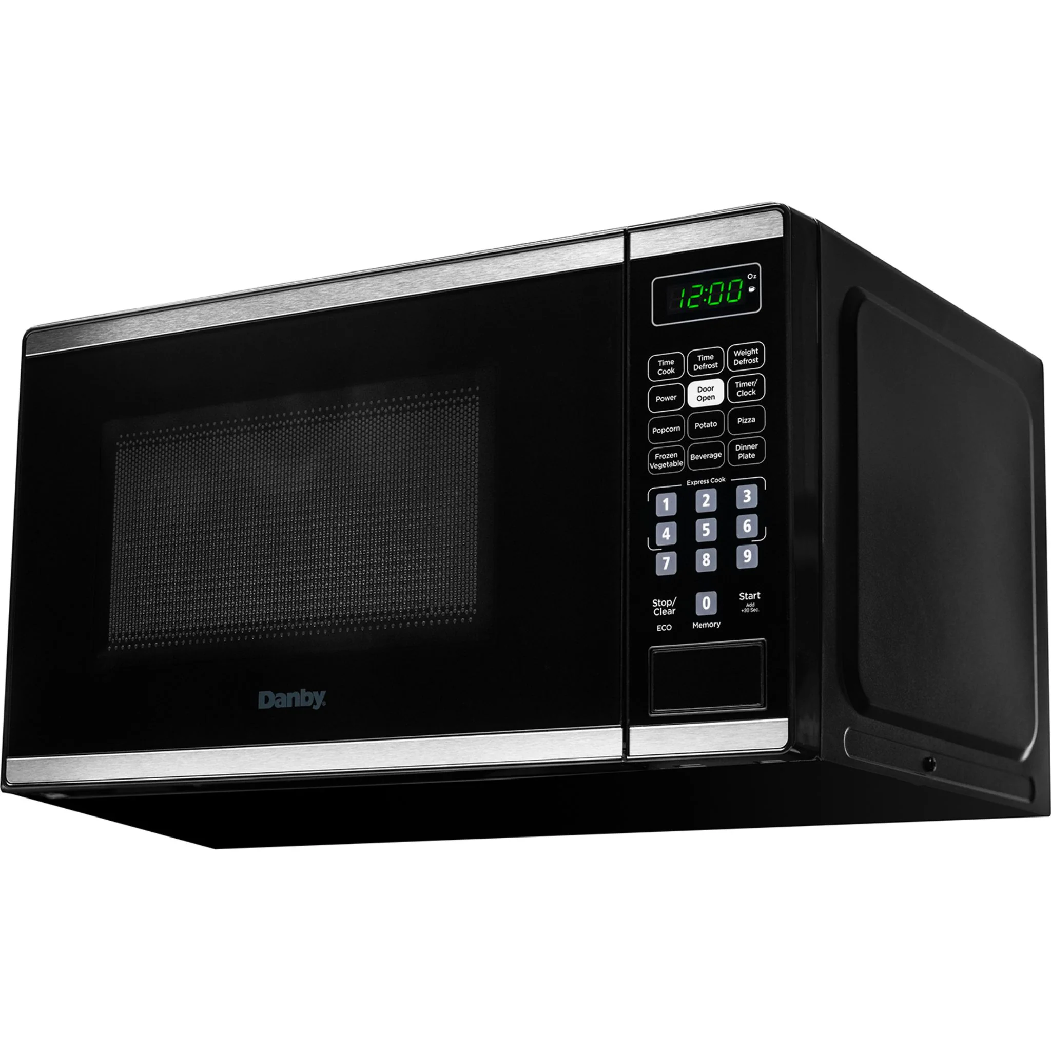 Danby 0.7 cu. ft. Countertop Microwave  -Black Stainless (DBMW0722BBS) - Image 5