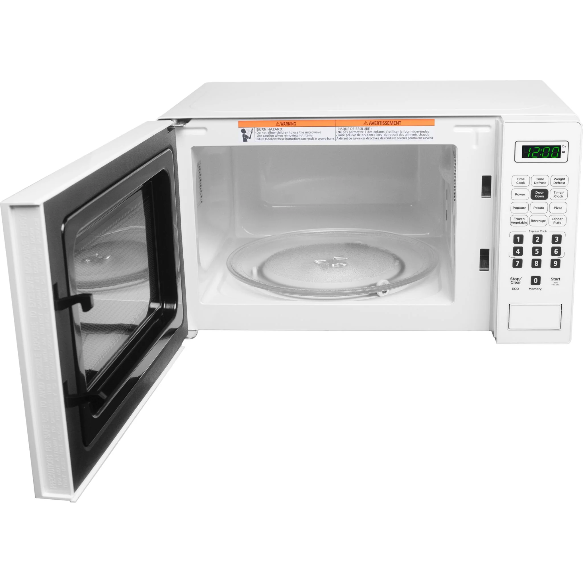 Danby 0.7 cu. ft. Countertop Microwave  -White (DBMW0721BWW) - Image 4
