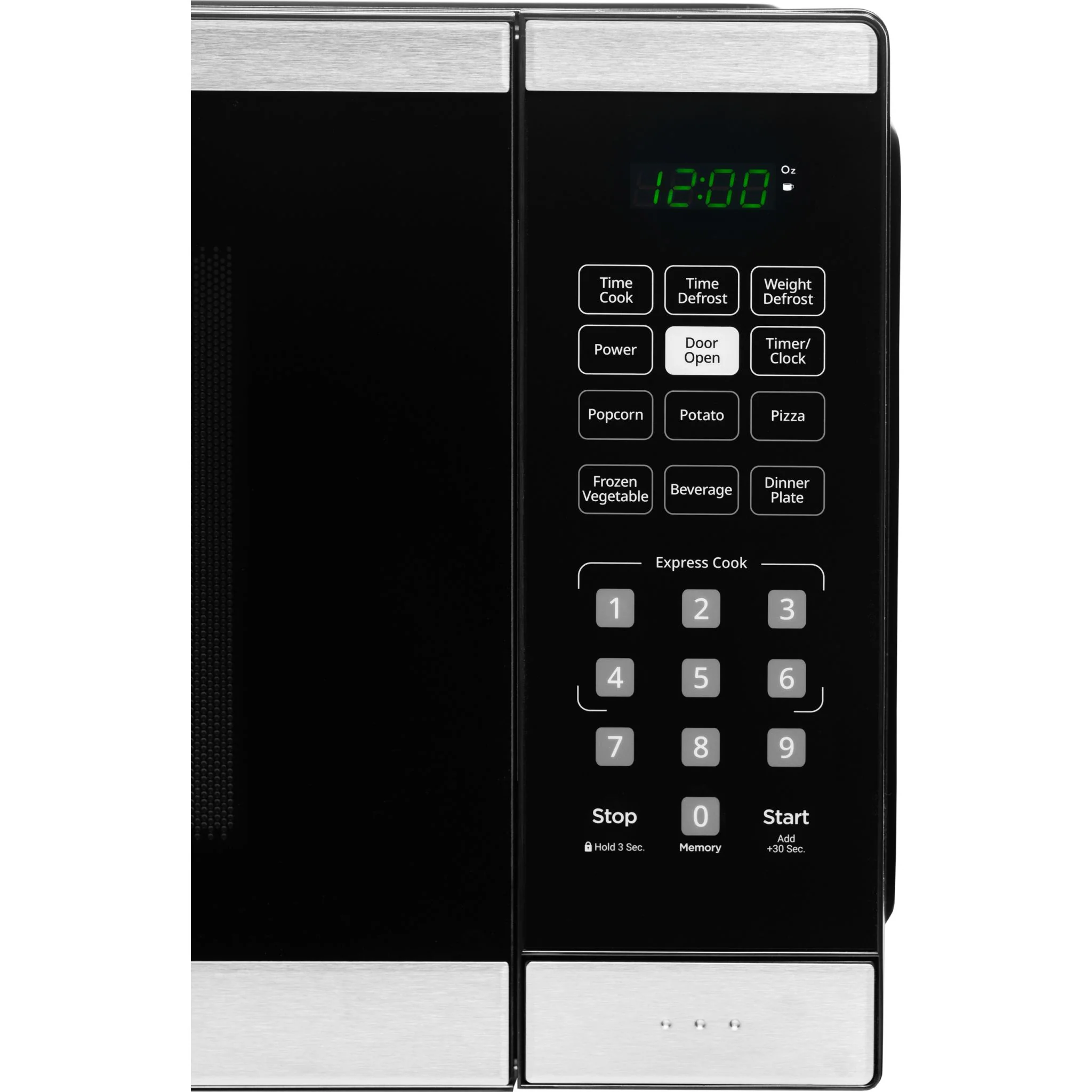 Danby 0.9 cu. ft. Countertop Microwave  - Stainless Steel (DBMW0925BBS) - Image 3