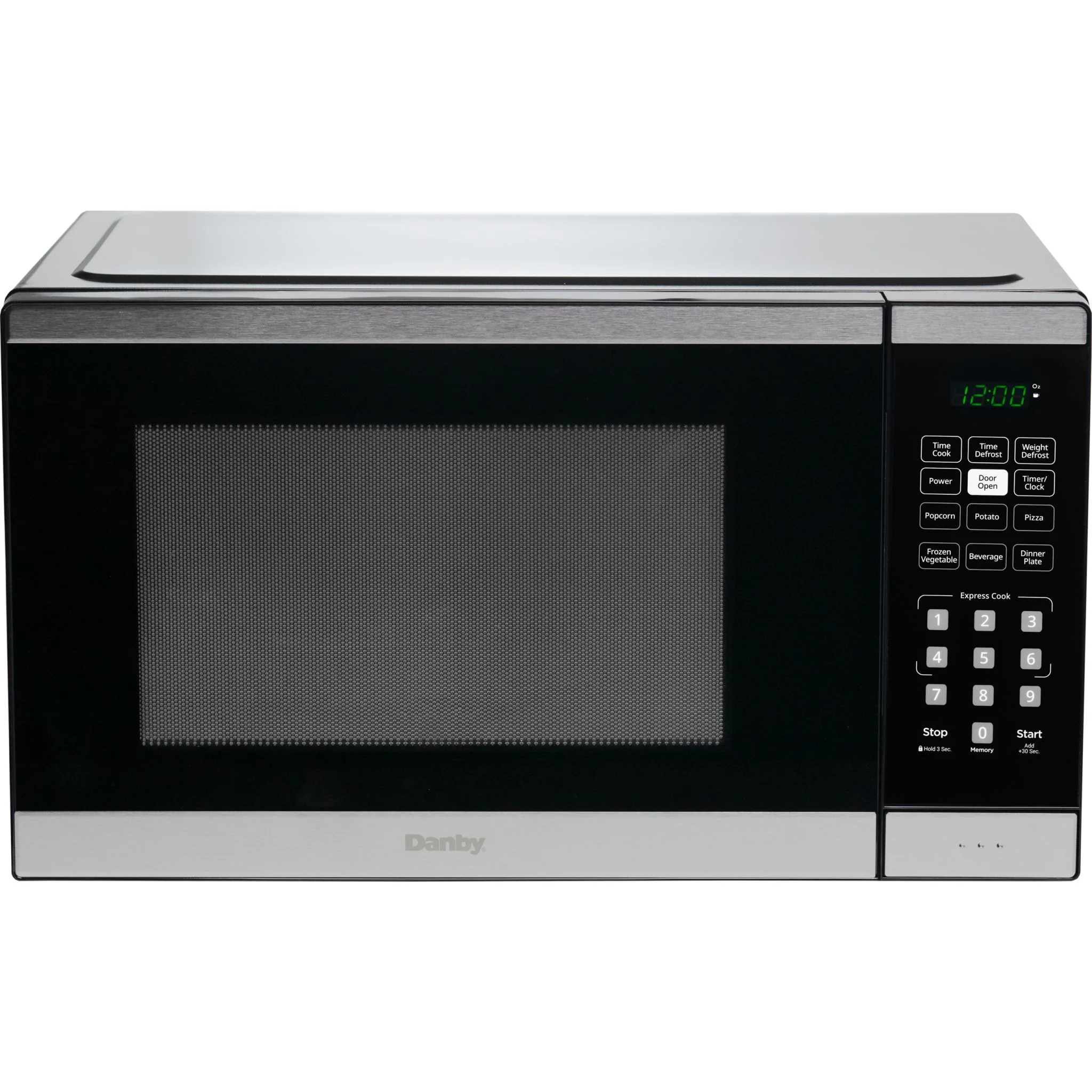 Danby 1.1 cu. ft. Countertop Microwave   - Stainless Steel  (DBMW1126BBS) - Image 2