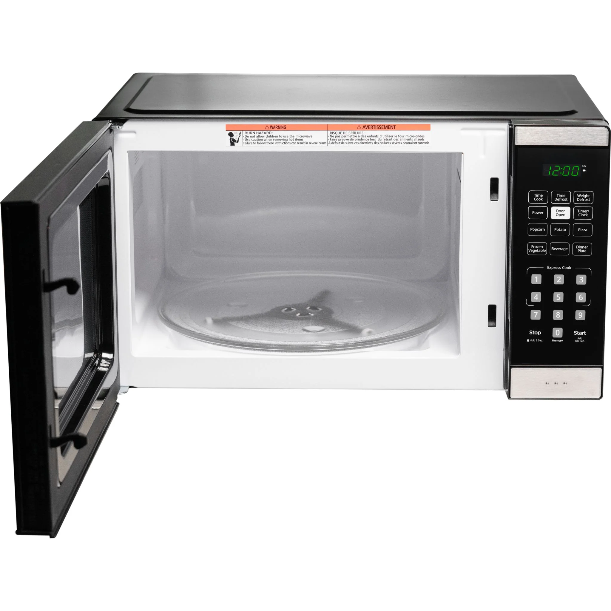 Danby 1.1 cu. ft. Countertop Microwave   - Stainless Steel  (DBMW1126BBS) - Image 5