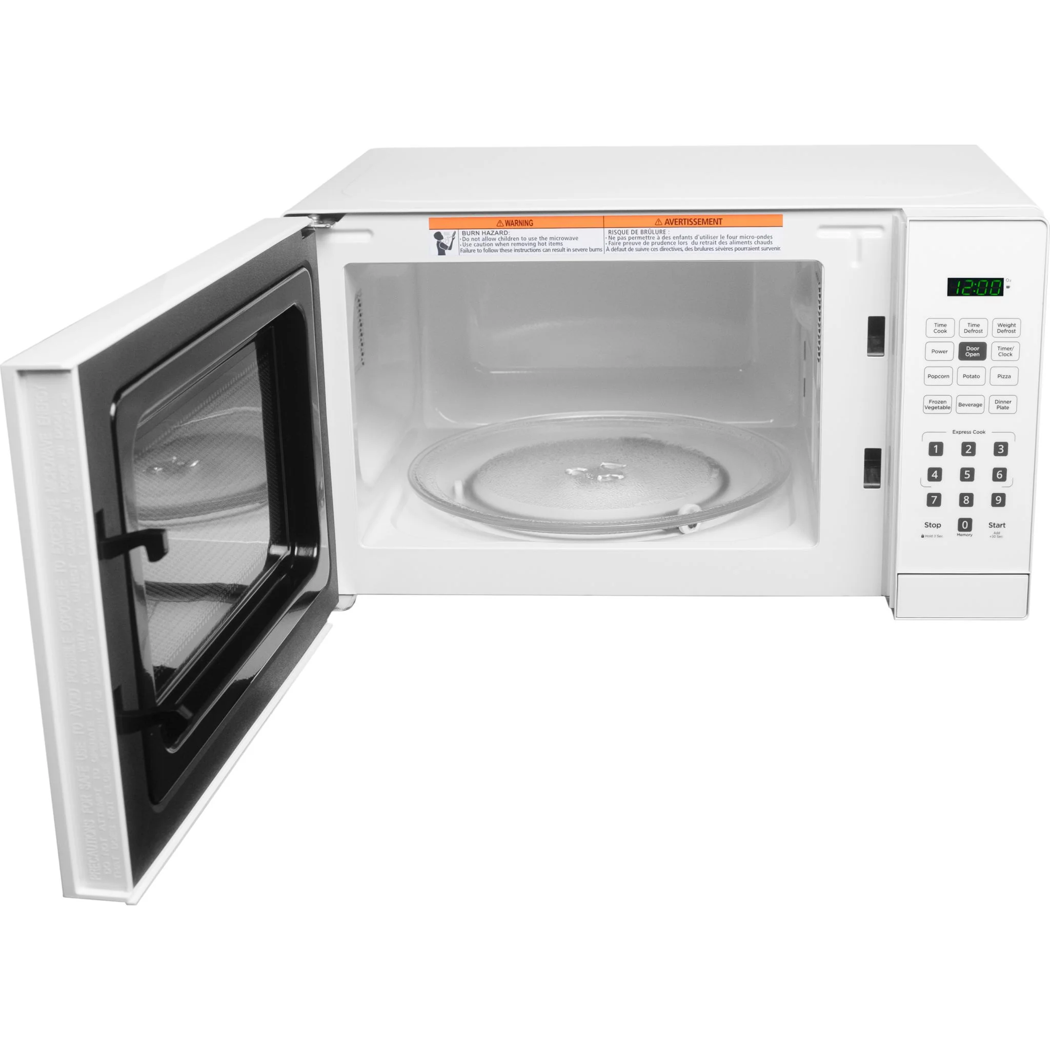 Danby 1.1 cu. ft. Countertop Microwave  -White (DBMW1121BWW) - Image 5