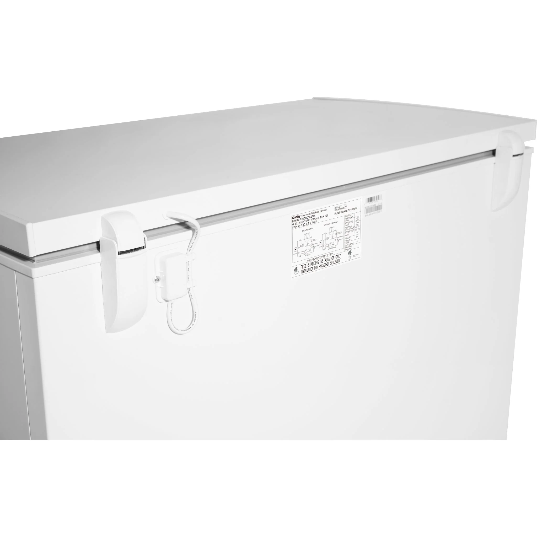 Danby 10.0 cu. ft. Square Model Chest Freezer  -White (DCF100A6WM) - Image 10