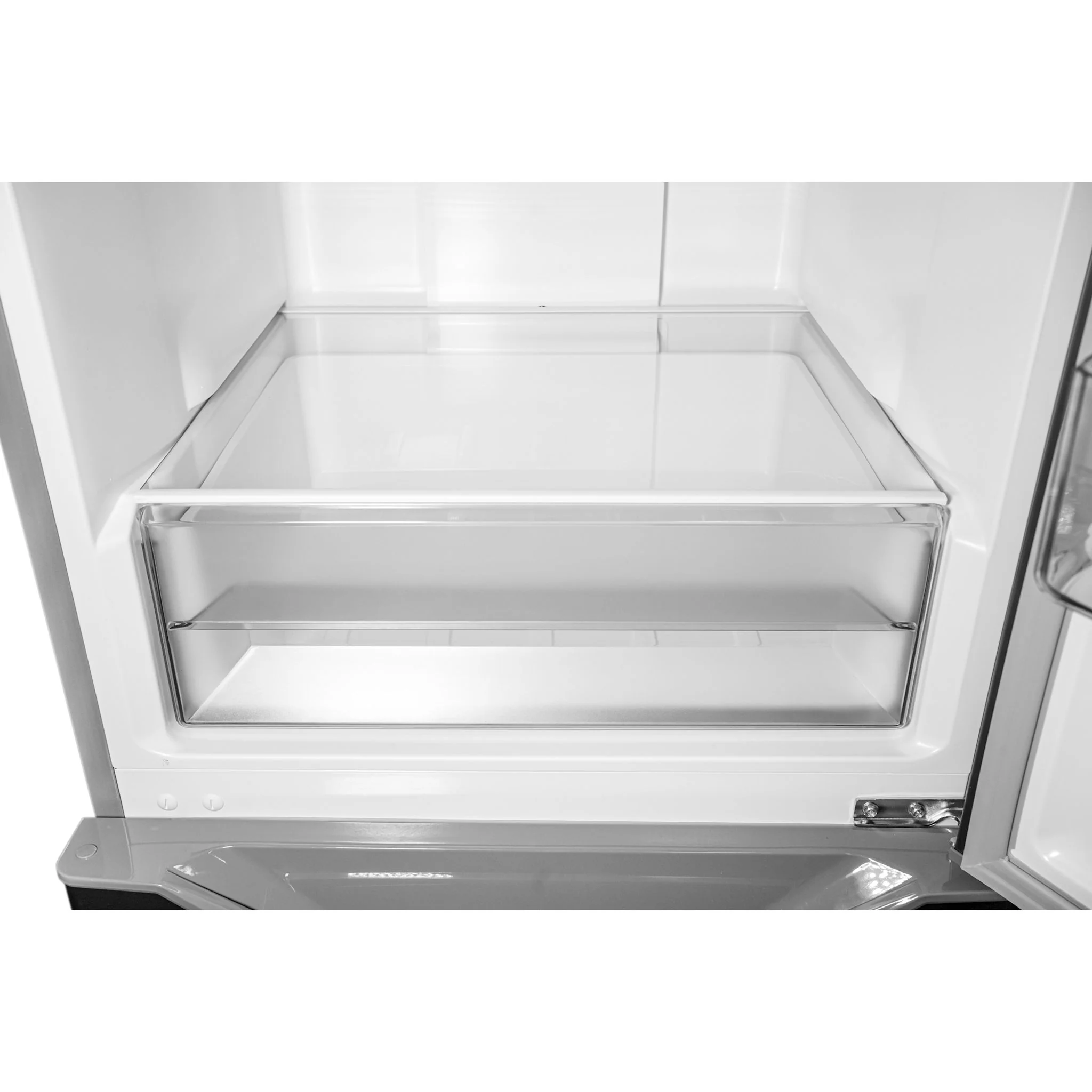 Danby 10.3 cu. ft. Bottom Mount Apartment Size Fridge in  Look -Stainless Look (DBMF100B1SLDB) - Image 14