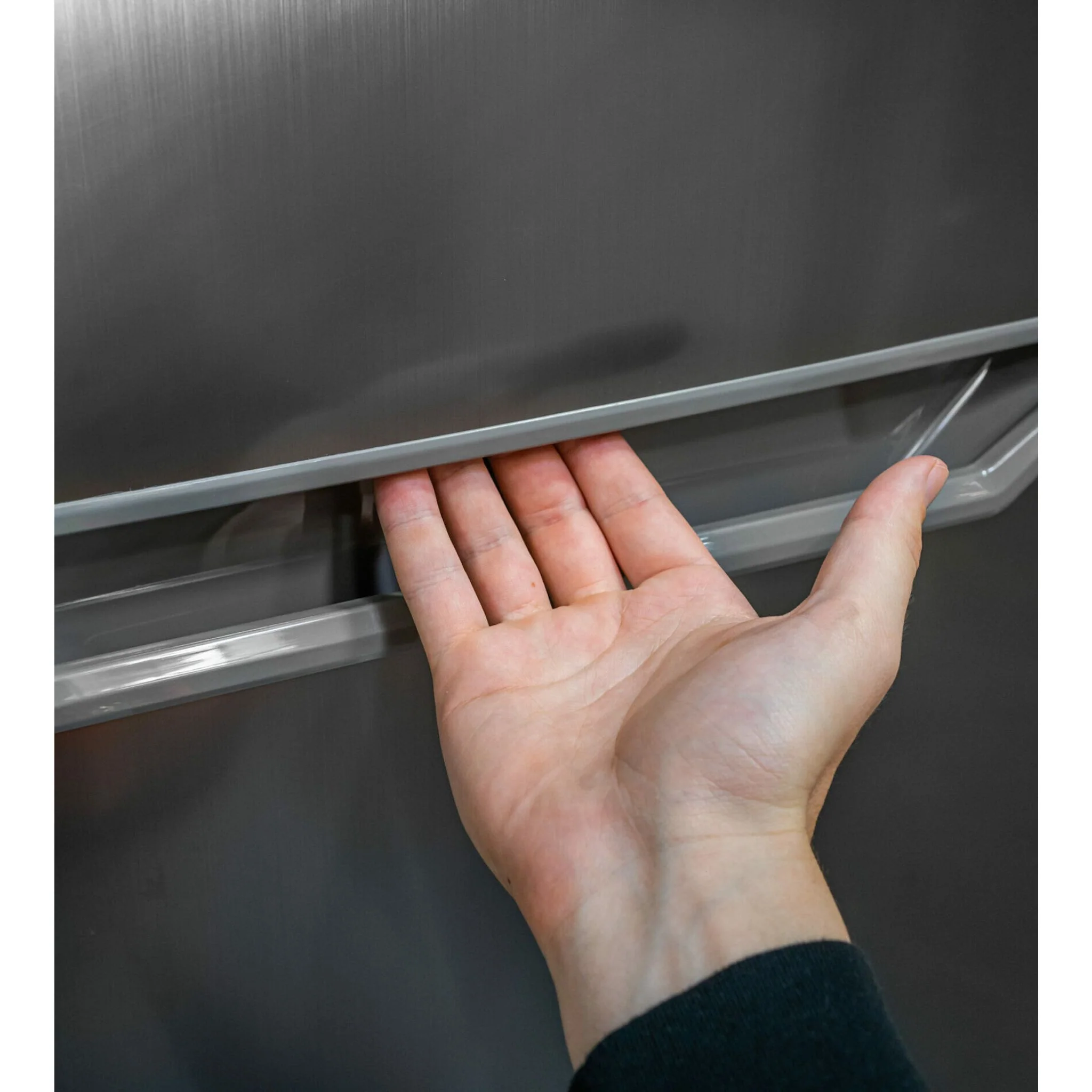 Danby 10.3 cu. ft. Bottom Mount Apartment Size Fridge in  Look -Stainless Look (DBMF100B1SLDB) - Image 16