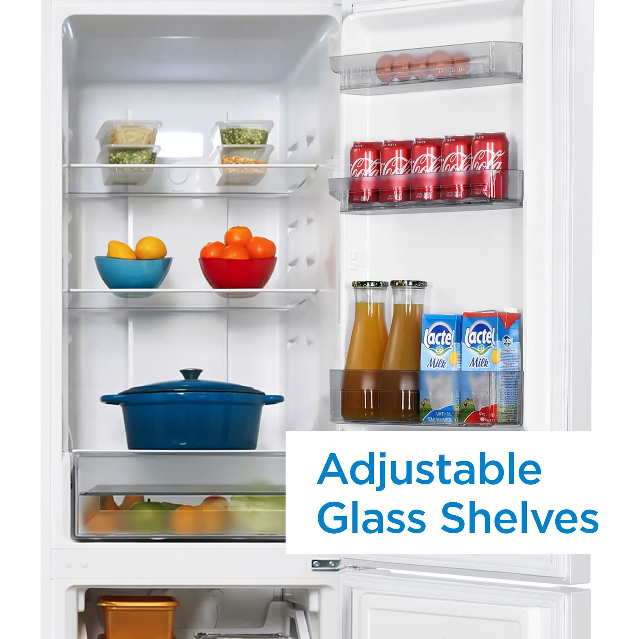 Danby 10 cu. ft. Bottom Mount Apartment Size Fridge  -White (DBMF100B1WDB) - Image 5