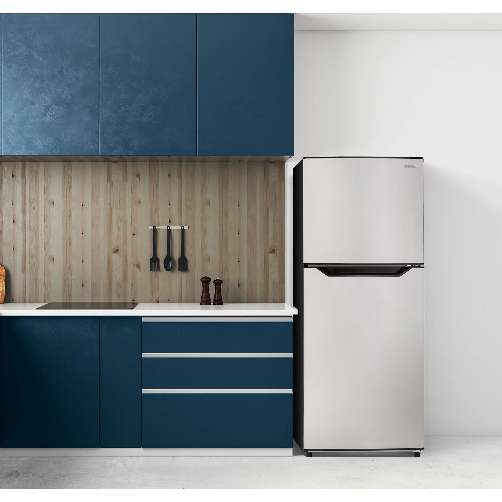 Danby 11.6 cu. ft. Apartment Size Top Mount Fridge -Stainless Steel (DFF116B2SSDBL) - Image 5
