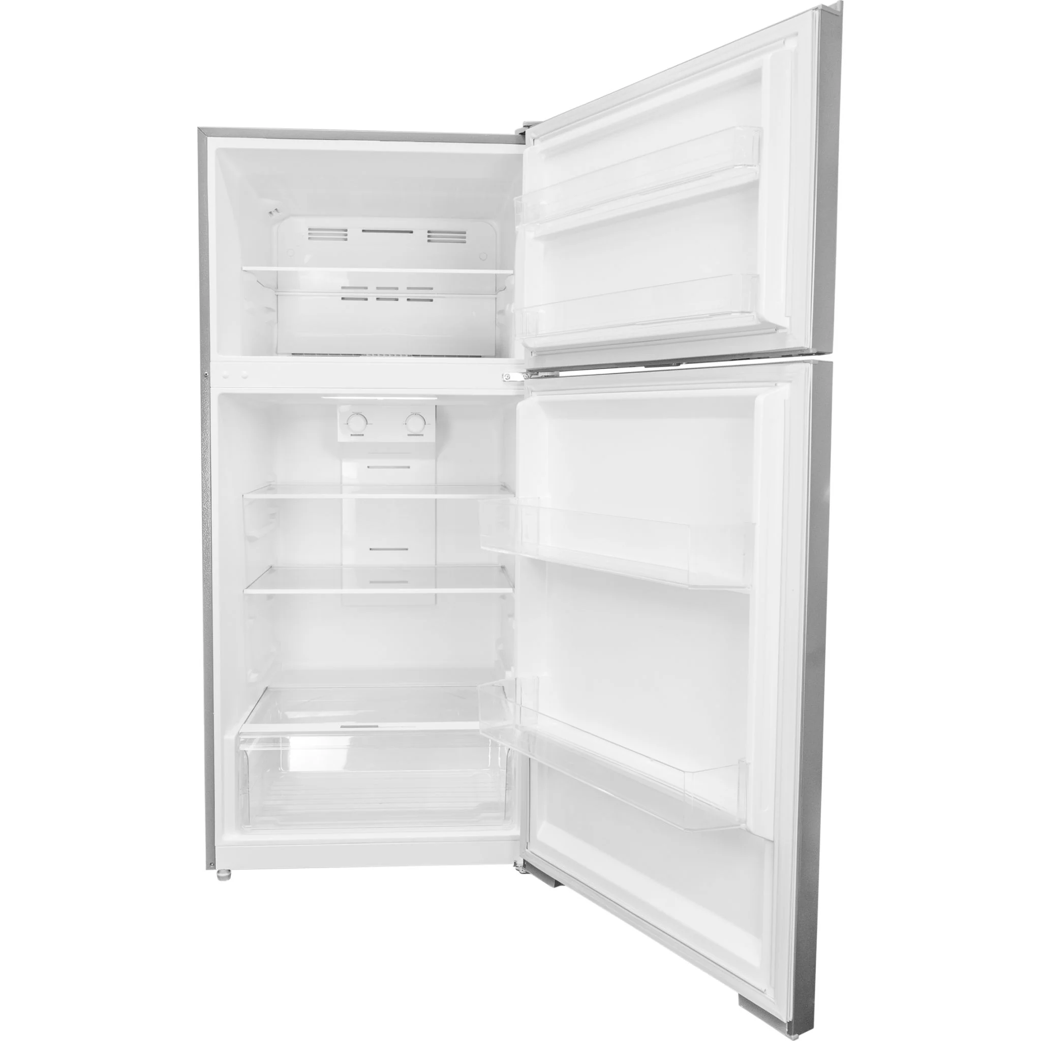 Danby 14.2 cu. ft. Apartment Size Fridge Top Mount  -Stainless Steel (DFF142E1SSDB) - Image 3