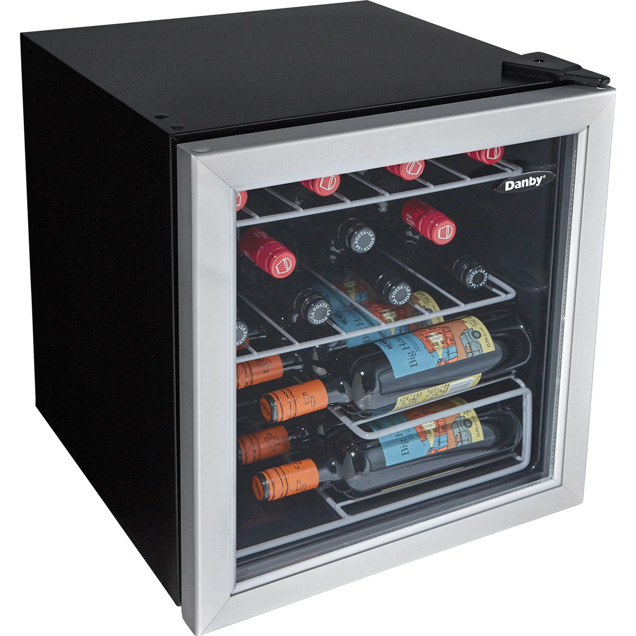 Danby 17 Bottle Free-Standing Wine Cooler in Platinum -Stainless Steel (DWC172BLPDB) - Image 8