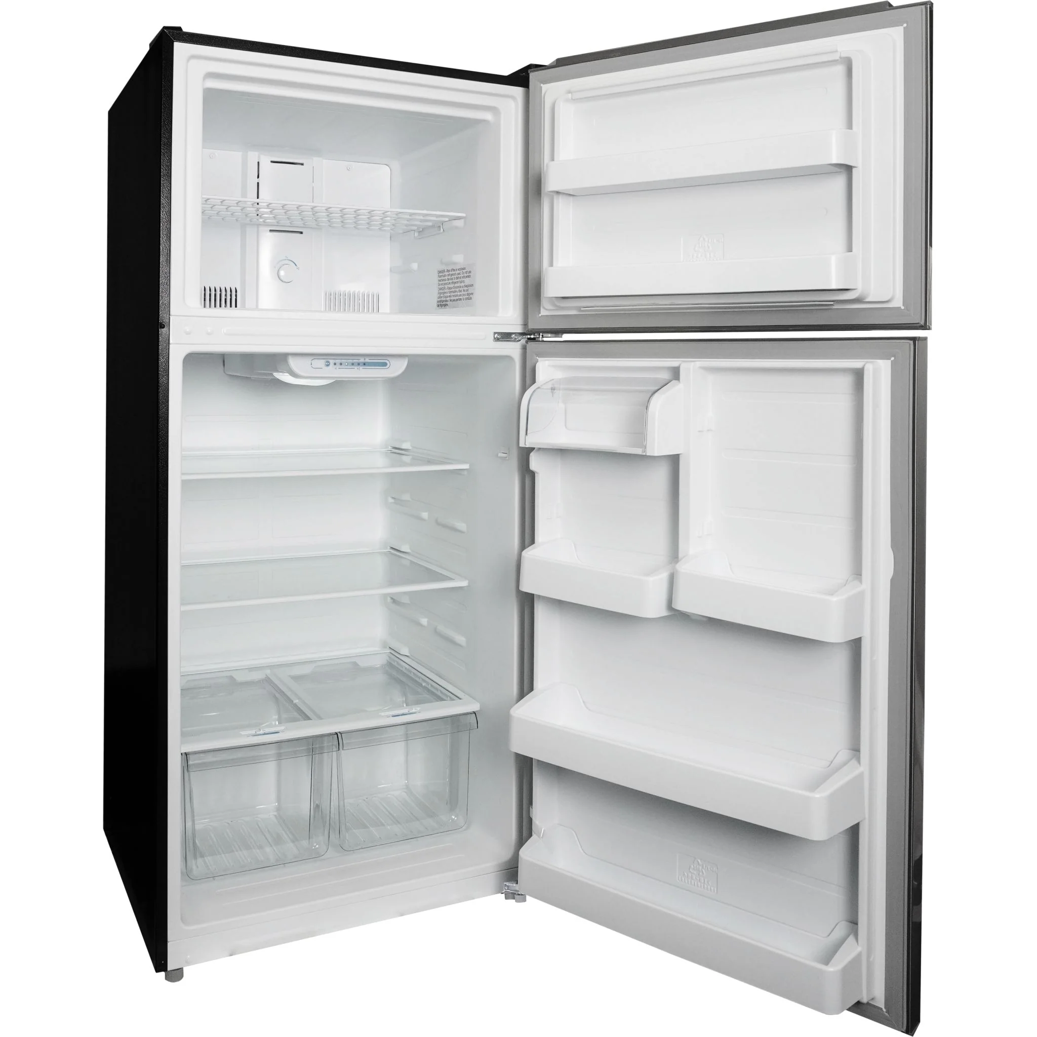 Danby 18.1 cu. ft. Apartment Size Fridge Top Mount  -Stainless Steel (DFF180E2SSDB) - Image 3