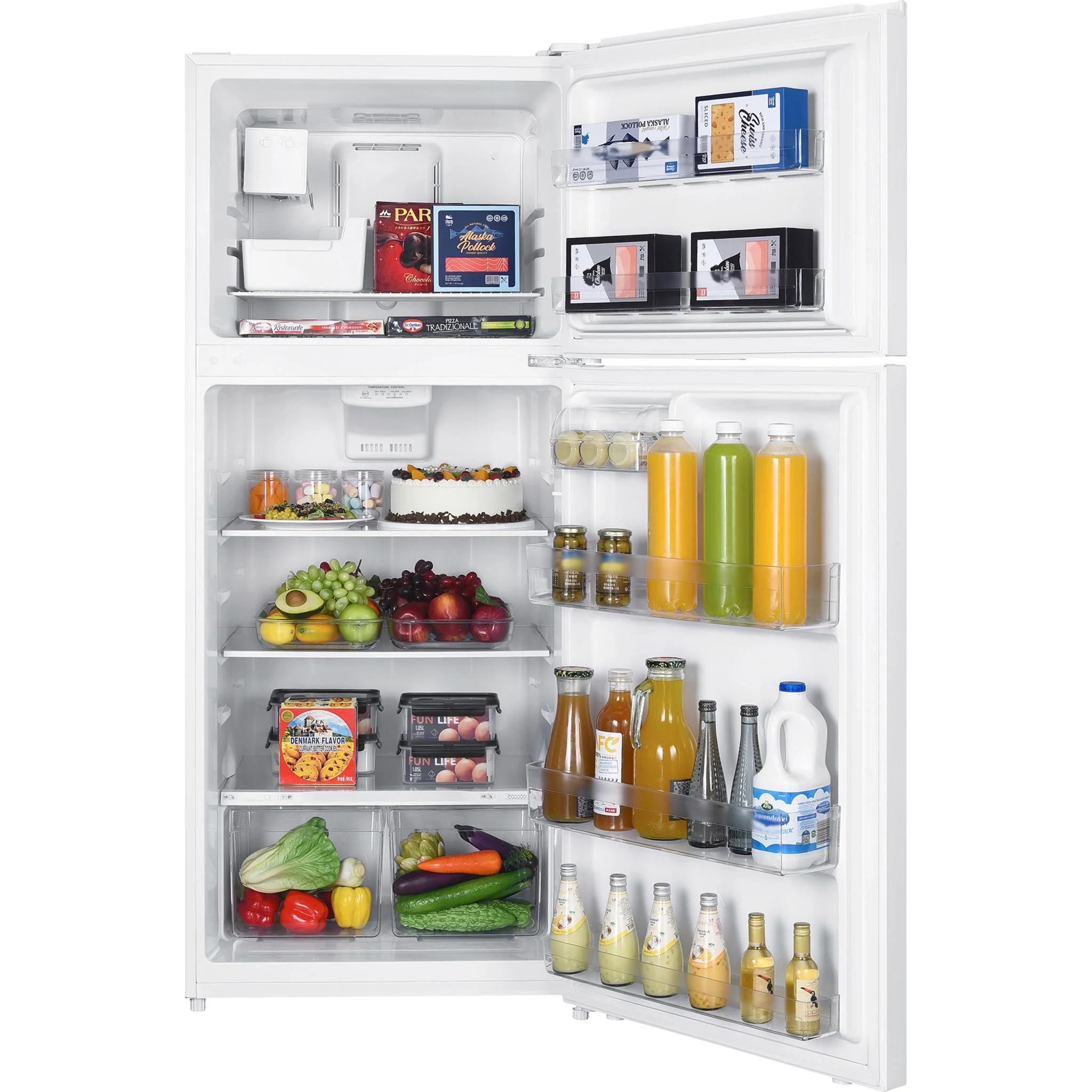 Danby 18 cu. ft. Top Mount Refrigerator  -White (DFF176B1WDB) - Image 5