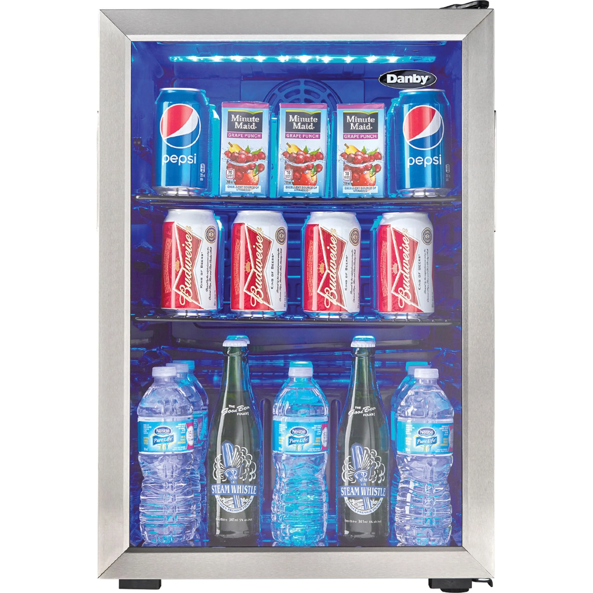 Danby 2.6 cu. ft. Free-Standing Beverage Center  -Stainless Steel (DBC026A1BSSDB) - Image 3