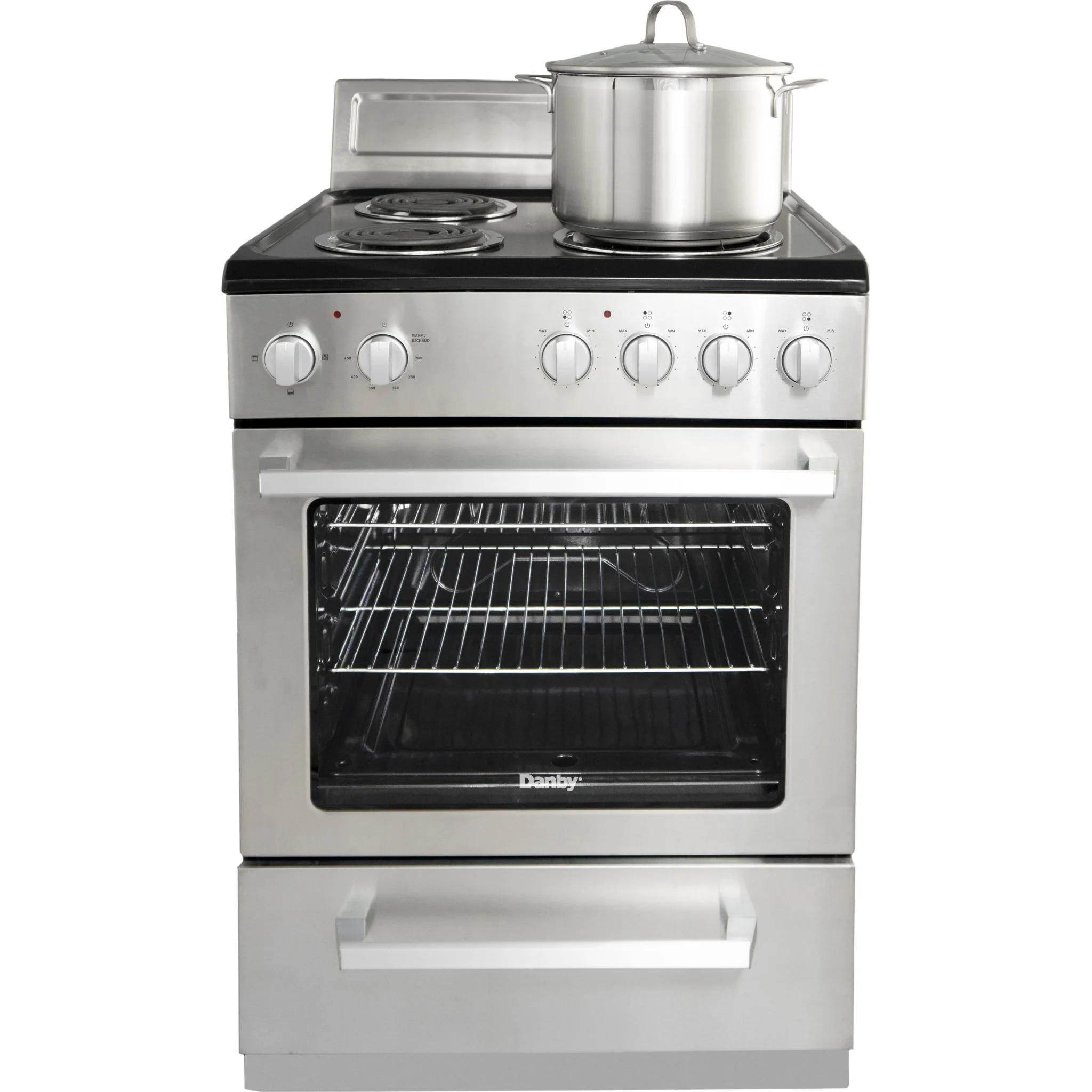 Danby 24" Wide Electric Range  -Stainless Steel (DERM240BSSC) - Image 4
