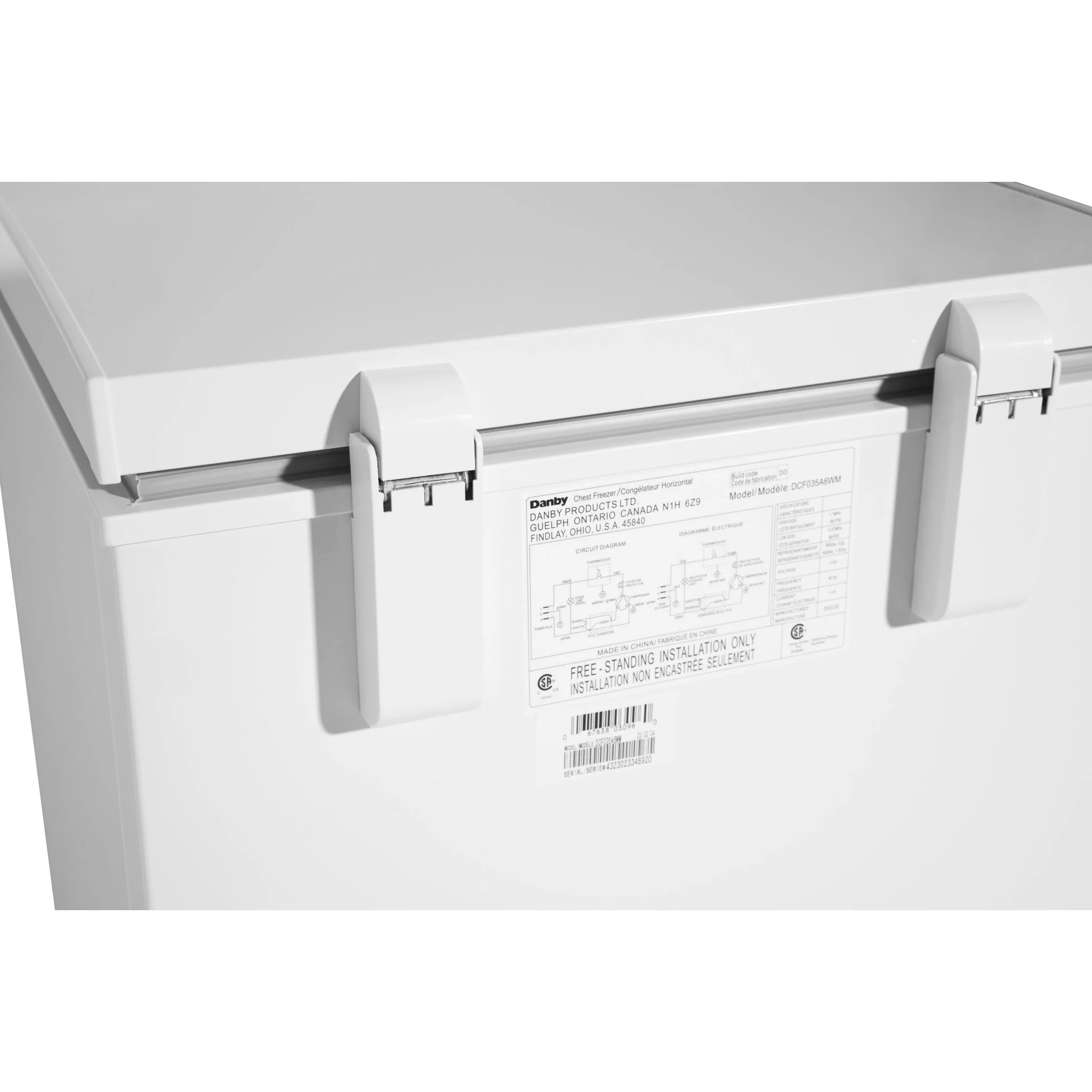 Danby 3.5 cu. ft. Square Model Chest Freezer  -White (DCF035A6WM) - Image 13