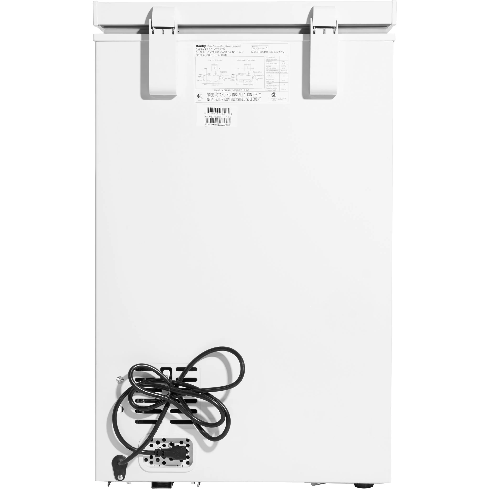 Danby 3.5 cu. ft. Square Model Chest Freezer  -White (DCF035A6WM) - Image 15
