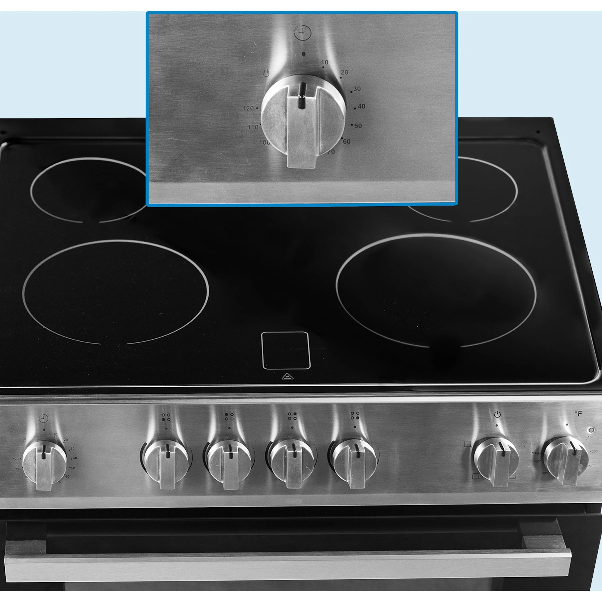 Danby 30” Slide in Smooth Top Electric Range with Knob Controls in  -Stainless Steel (DRRM300BSSC) - Image 6