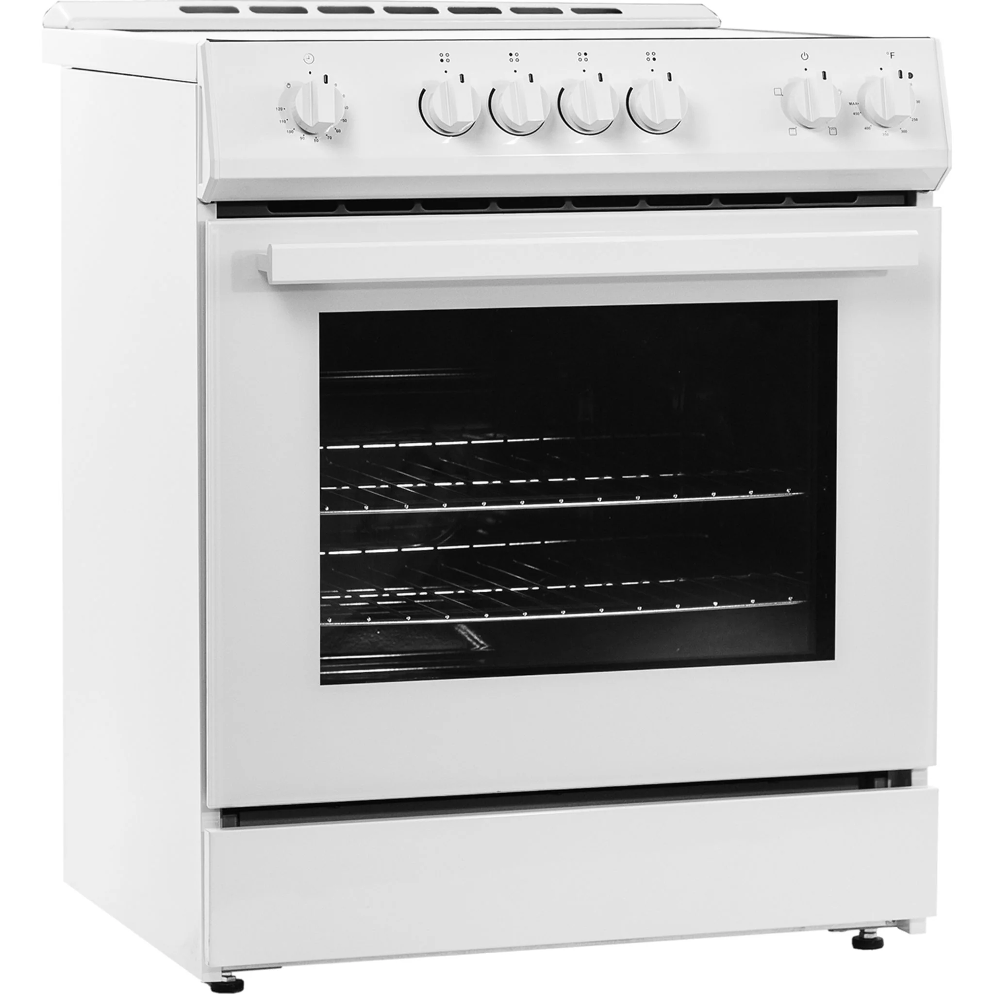 Danby 30” Slide in Smooth Top Electric Range with Knob Controls  -White (DRRM300WC) - Image 2