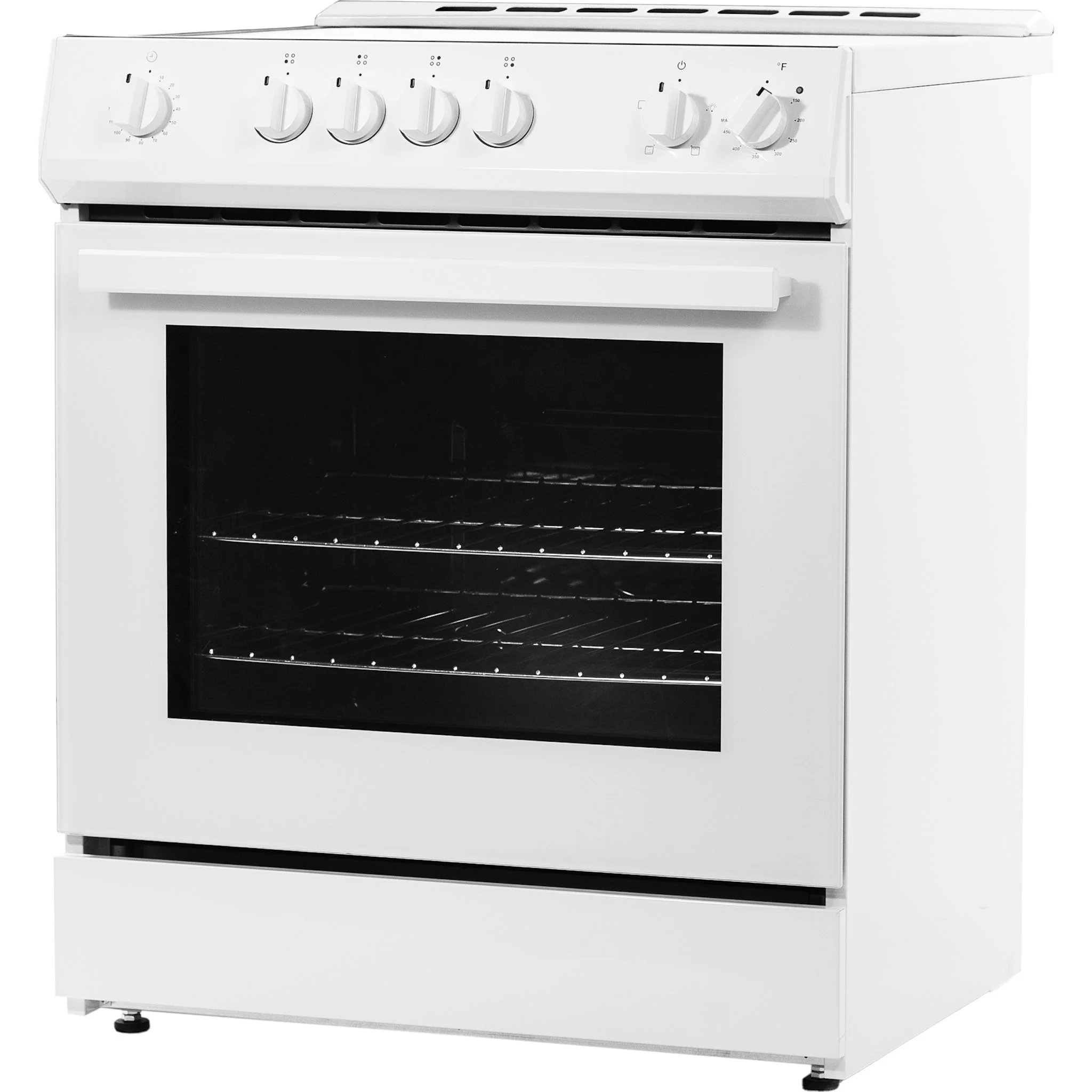 Danby 30” Slide in Smooth Top Electric Range with Knob Controls  -White (DRRM300WC) - Image 4