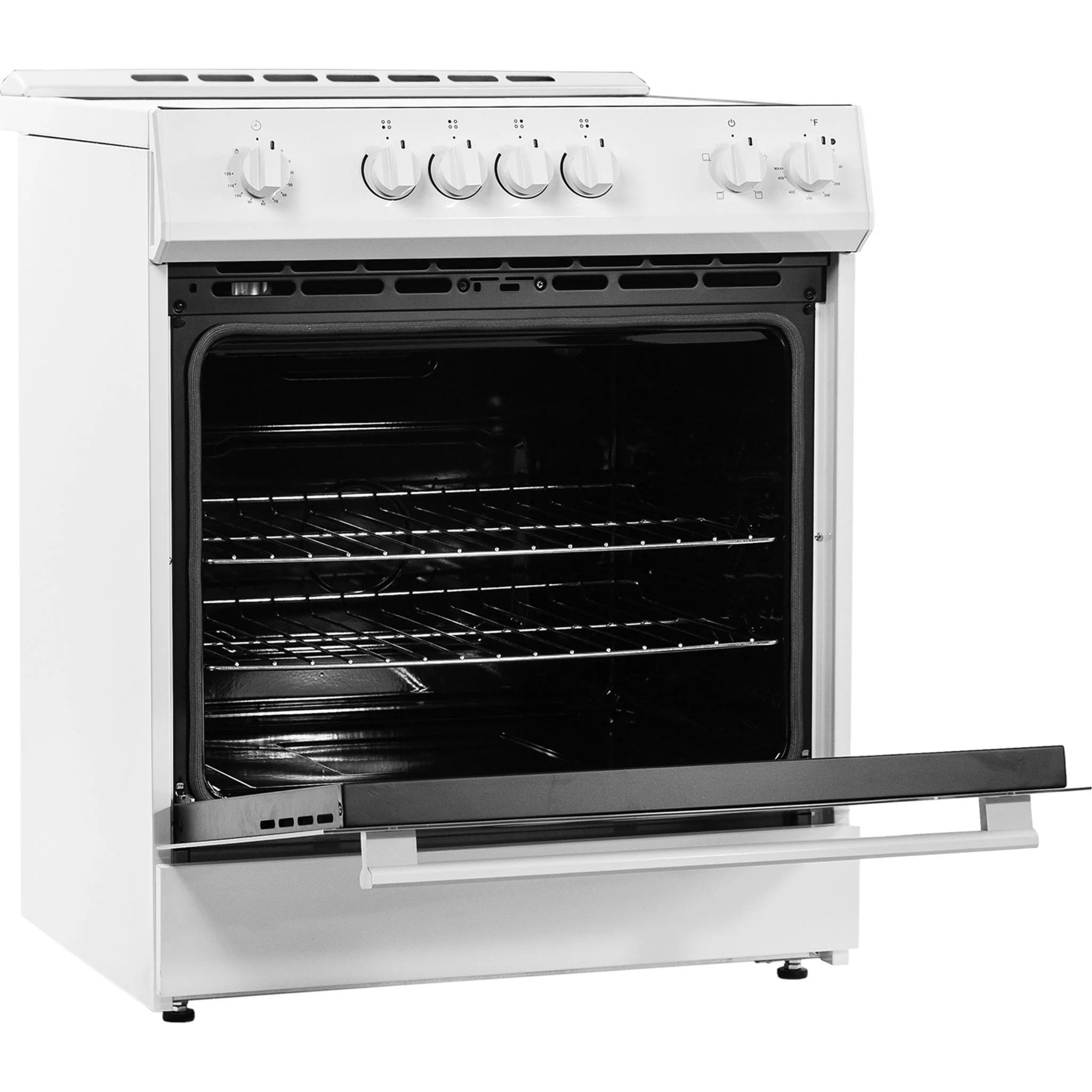 Danby 30” Slide in Smooth Top Electric Range with Knob Controls  -White (DRRM300WC) - Image 5