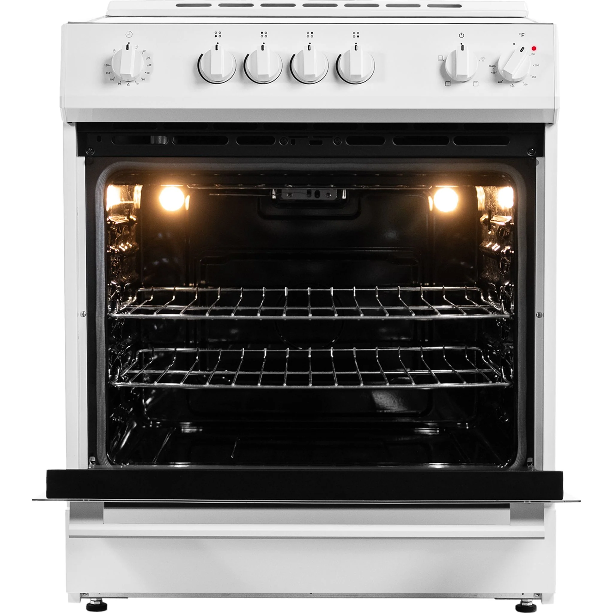 Danby 30” Slide in Smooth Top Electric Range with Knob Controls  -White (DRRM300WC) - Image 8