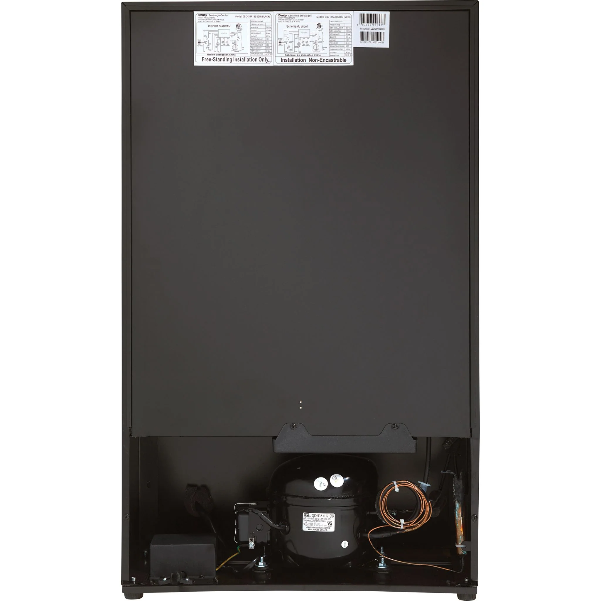 Danby 4.3 cu. ft. Free-Standing Beverage Center  -Stainless Steel (DBC434A1BSSDD) - Image 9