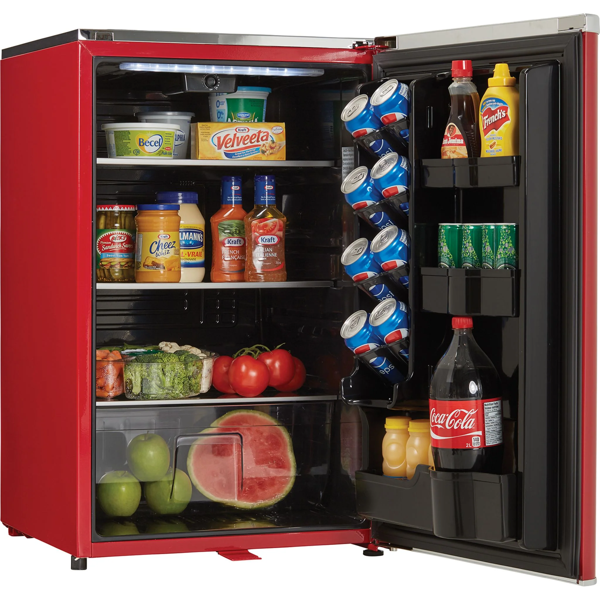 Danby 4.4 cu. ft. Contemporary Classic Compact Fridge in Metallic Red -Red (DAR044A6LDB) - Image 12