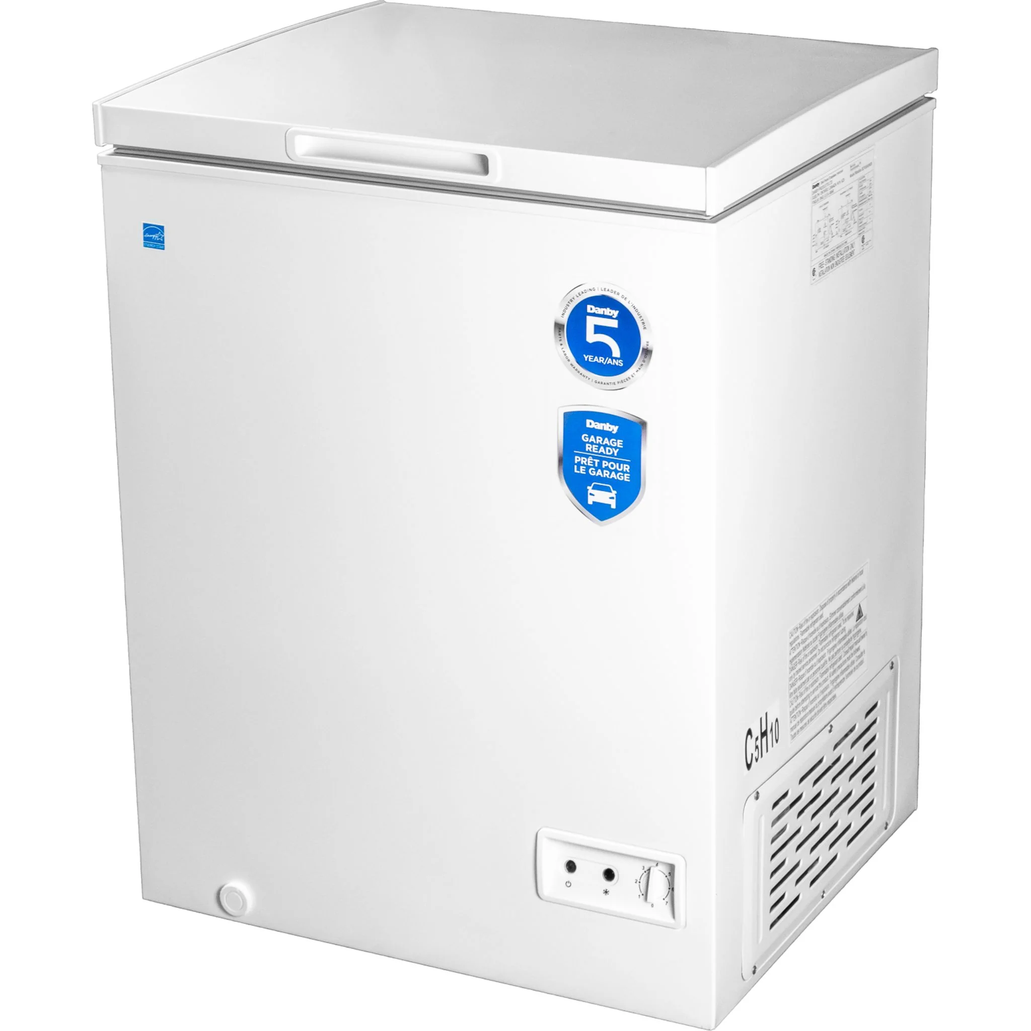 Danby 5.0 cu. ft. Square Model Chest Freezer  -White (DCF050A5WDB) - Image 8