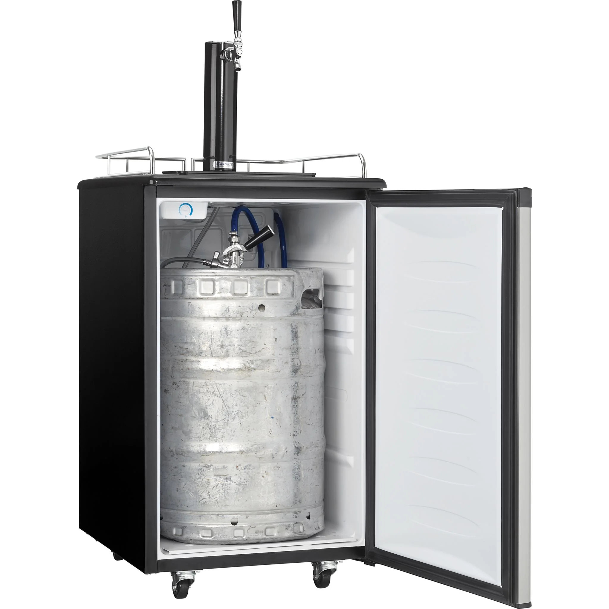 Danby 5.4 cu. ft. Single Tap Keg Cooler  -Stainless Look (DKC054A1BSLDB) - Image 2