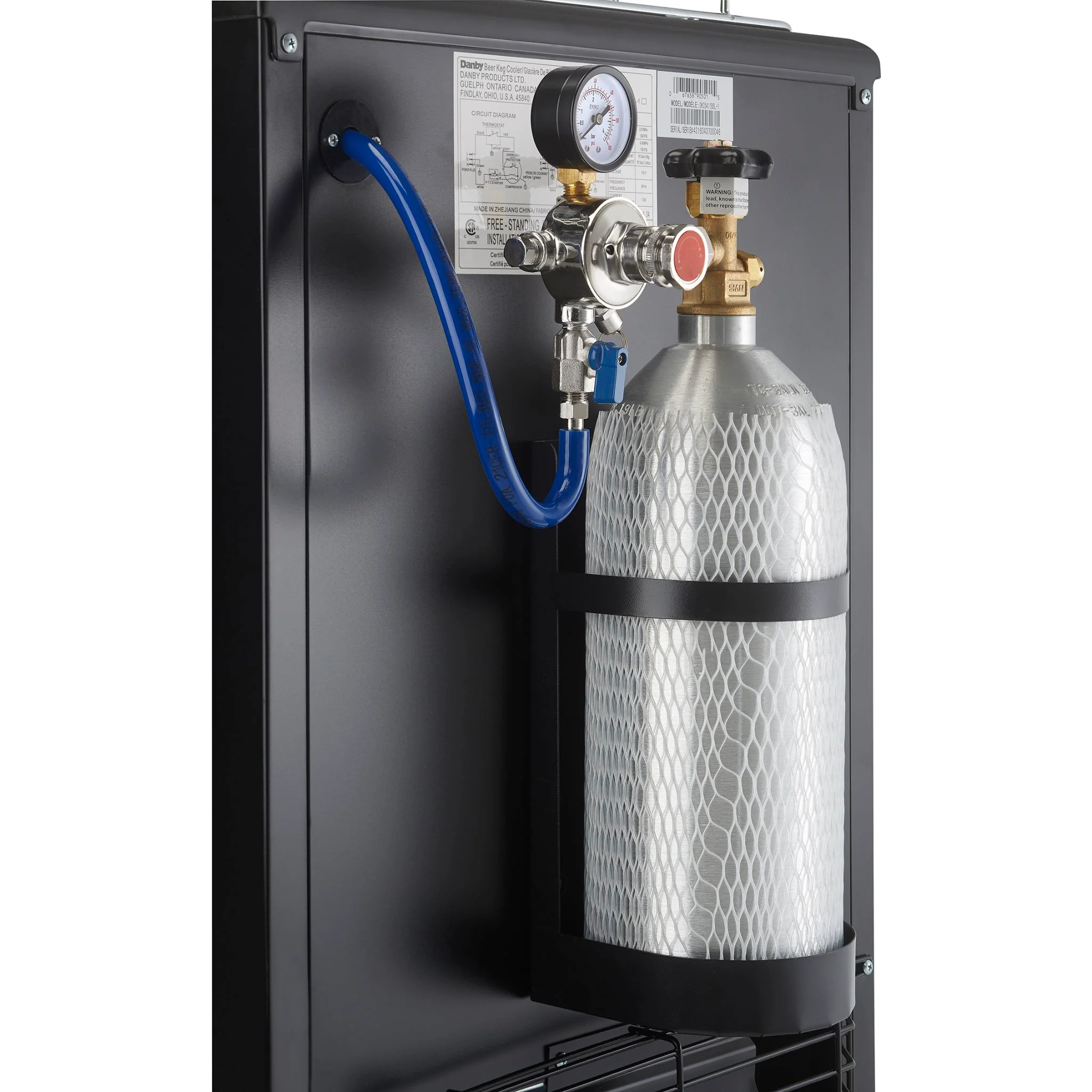 Danby 5.4 cu. ft. Single Tap Keg Cooler  -Stainless Look (DKC054A1BSLDB) - Image 7