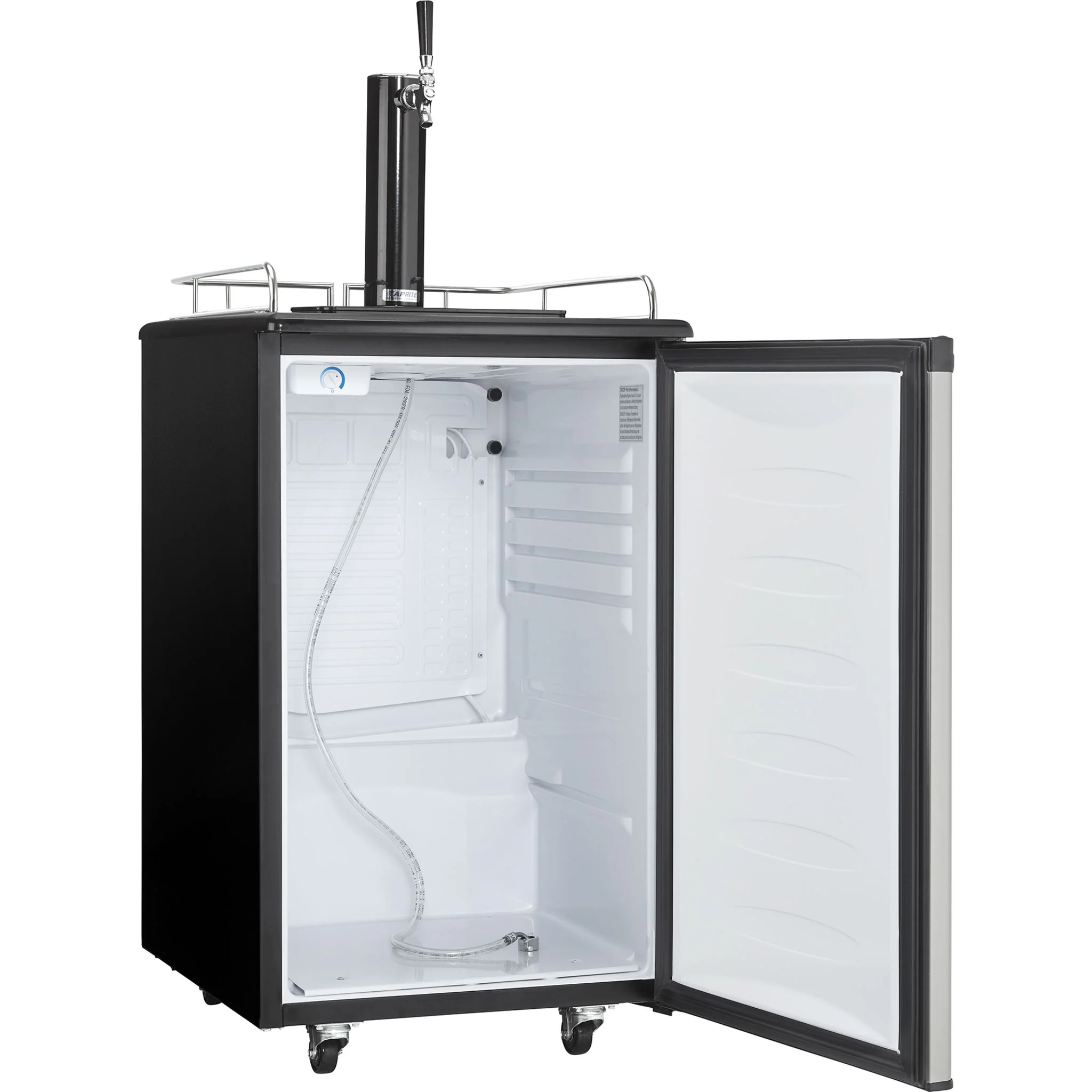 Danby 5.4 cu. ft. Single Tap Keg Cooler  -Stainless Look (DKC054A1BSLDB) - Image 8