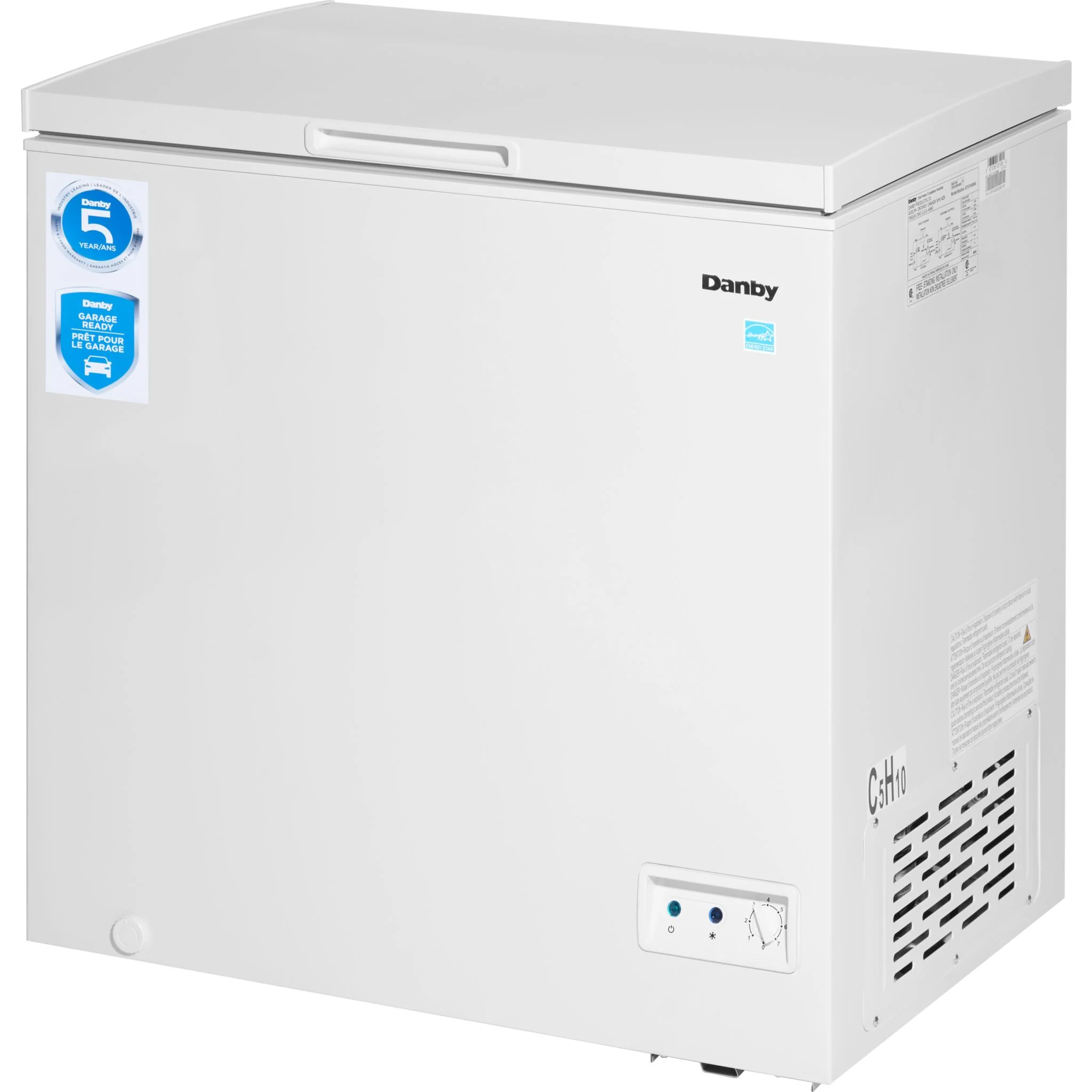 Danby 7.0 cu. ft. Square Model Chest Freezer  -White (DCF070A5WDB) - Image 4