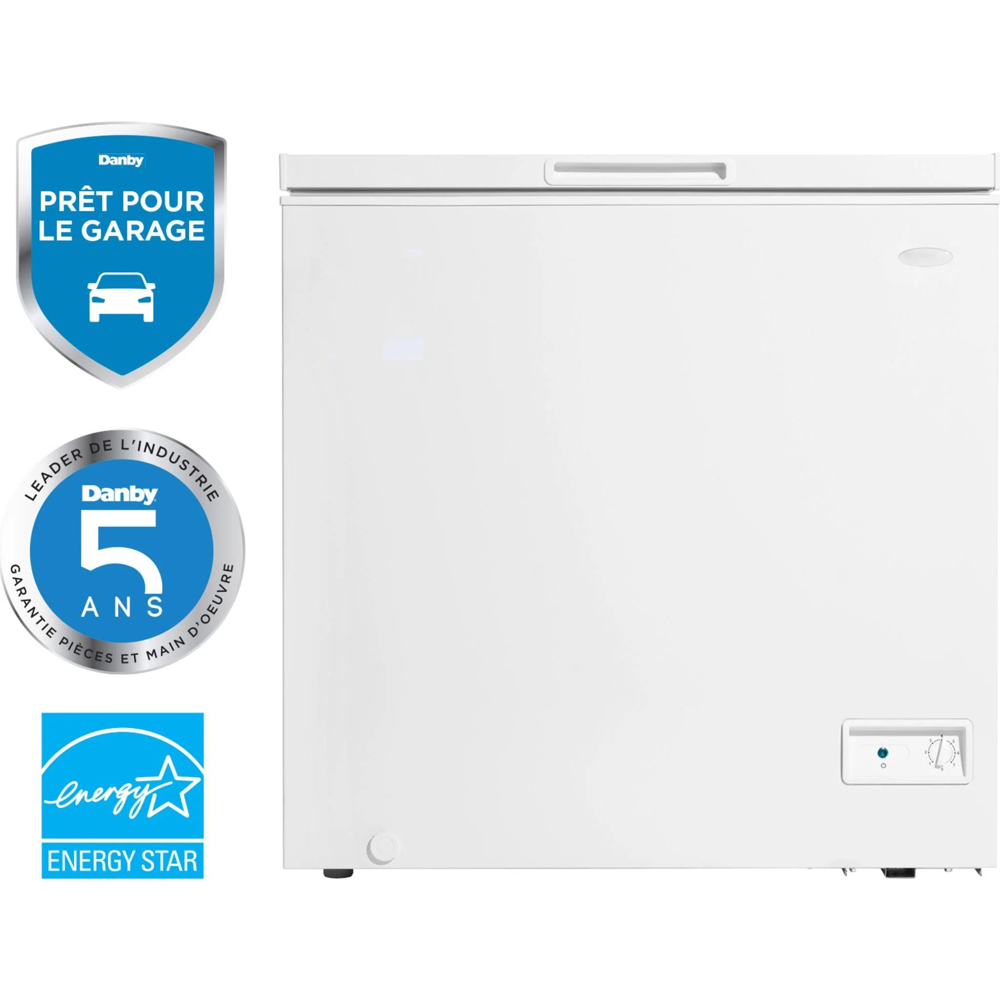 Danby 7.0 cu. ft. Square Model Chest Freezer  -White (DCF070A6WM) - Image 2