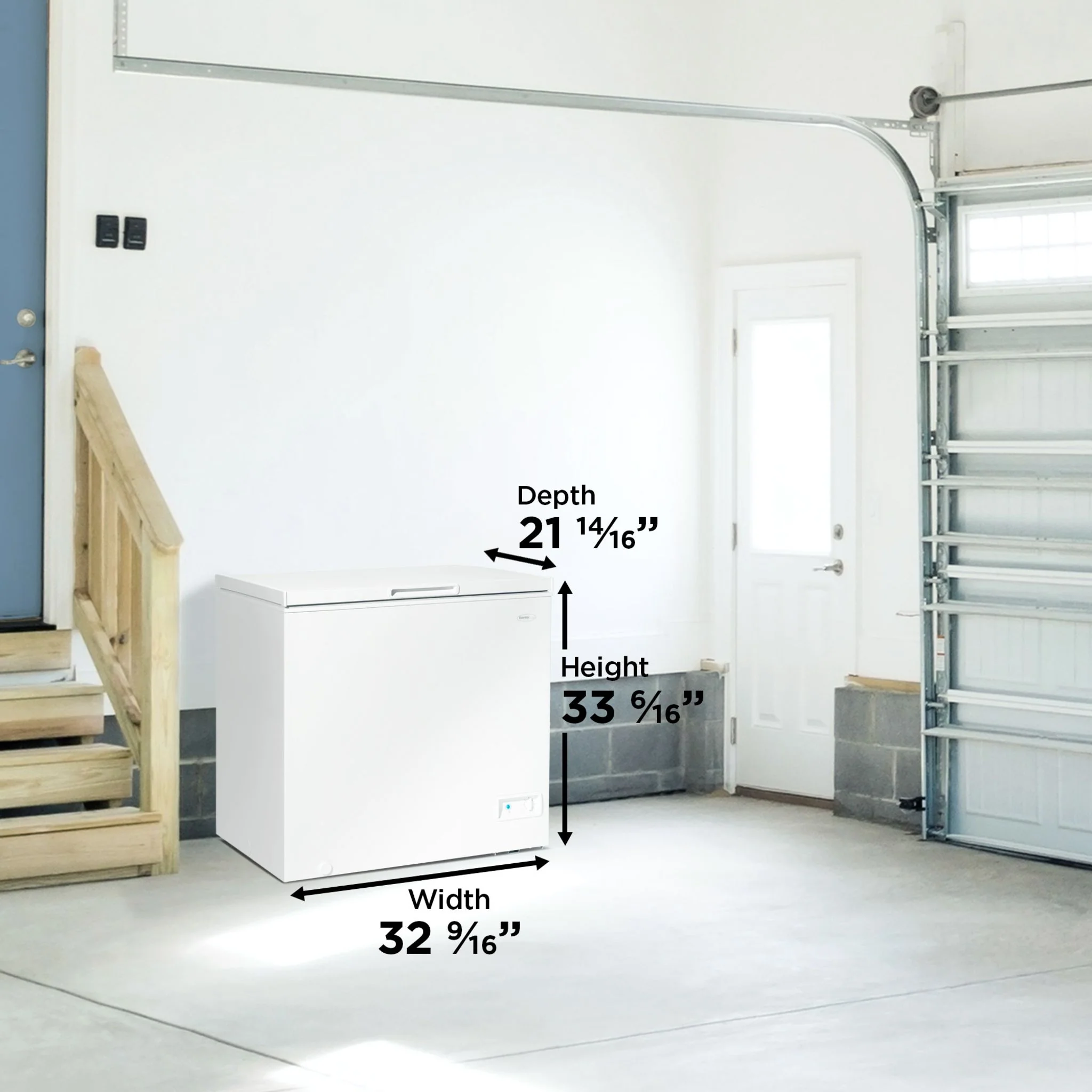 Danby 7.0 cu. ft. Square Model Chest Freezer  -White (DCF070A6WM) - Image 7