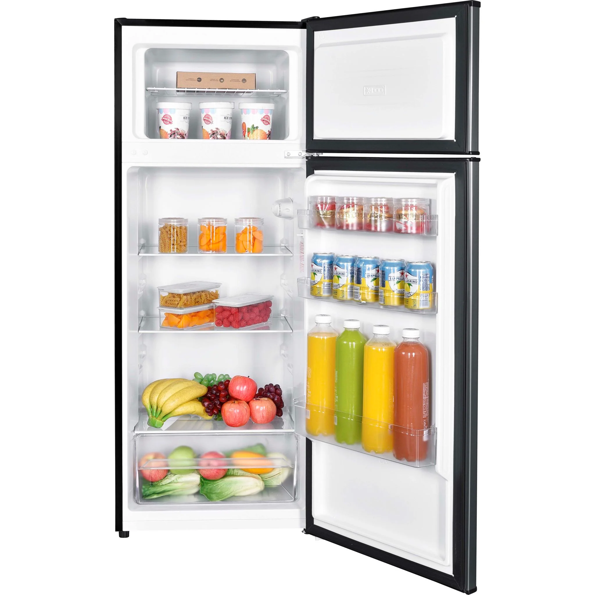 Danby 7.4 cu. ft. Apartment Size Top Mount Fridge  -Stainless Look (DPF074B2BSLDB-6) - Image 2