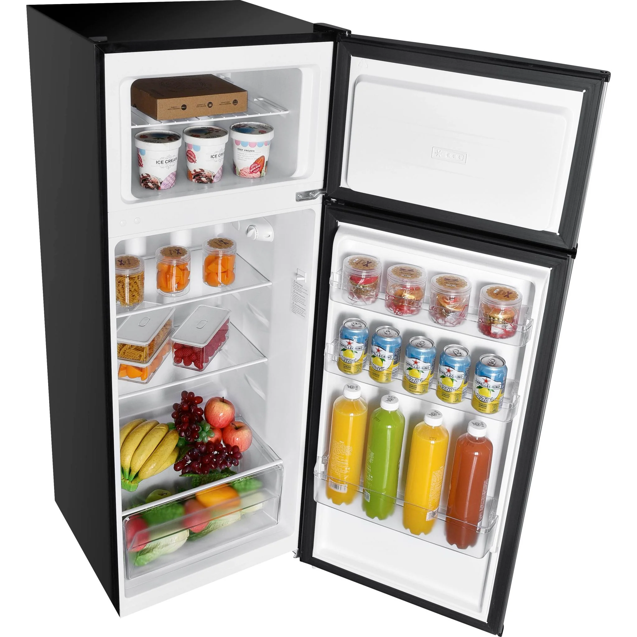 Danby 7.4 cu. ft. Apartment Size Top Mount Fridge  -Stainless Look (DPF074B2BSLDB-6) - Image 6