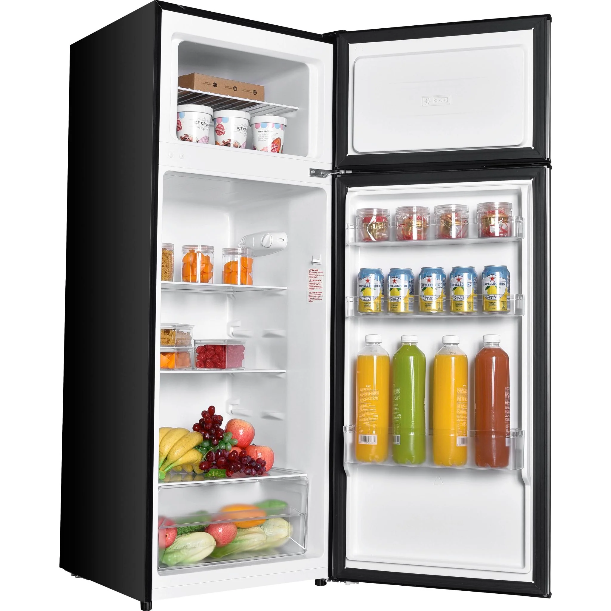 Danby 7.4 cu. ft. Apartment Size Top Mount Fridge  -Stainless Look (DPF074B2BSLDB-6) - Image 8