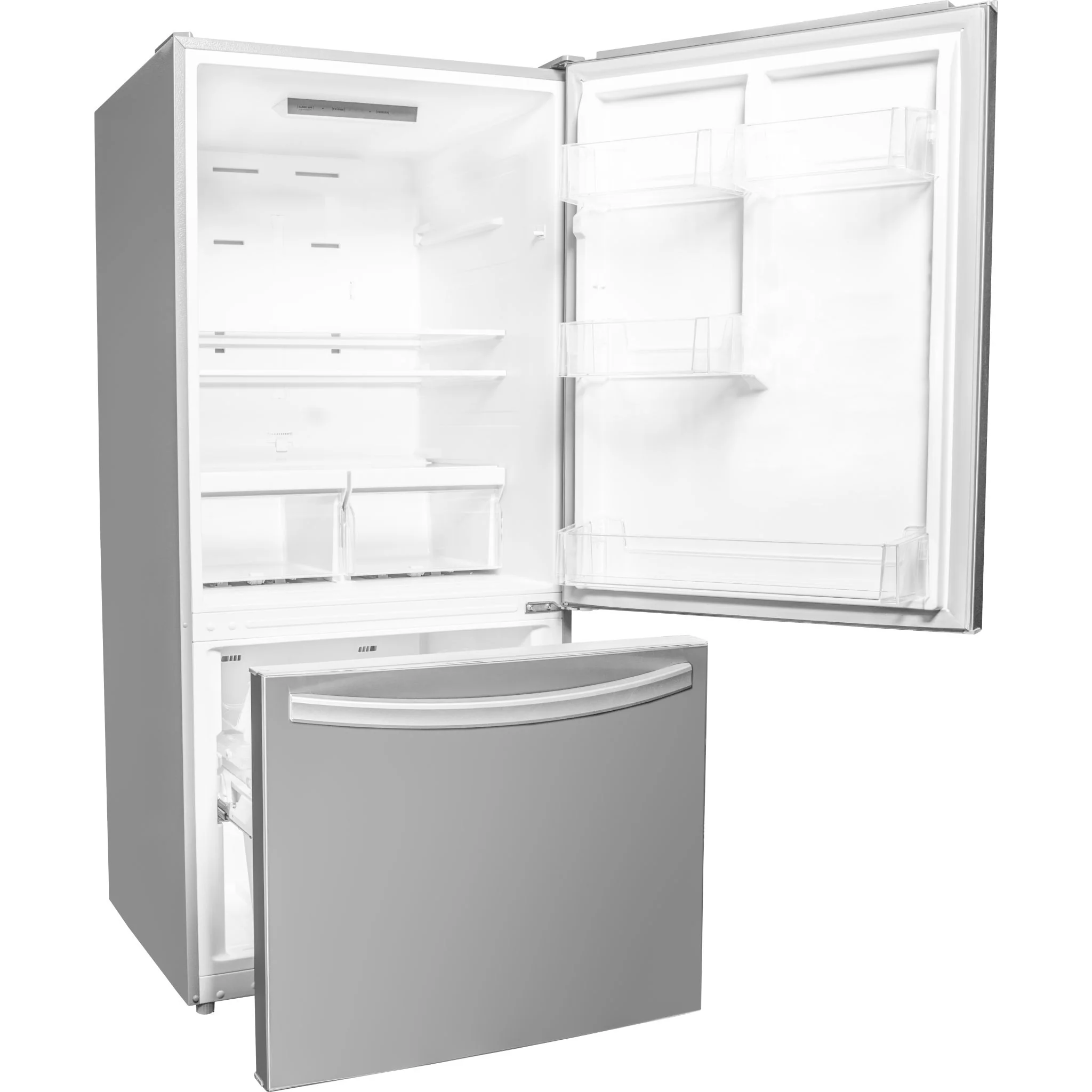 Danby Designer 18.7 cu. ft. Apartment Fridge Bottom Mount  -Stainless Steel (DBM187E1SSDB) - Image 3