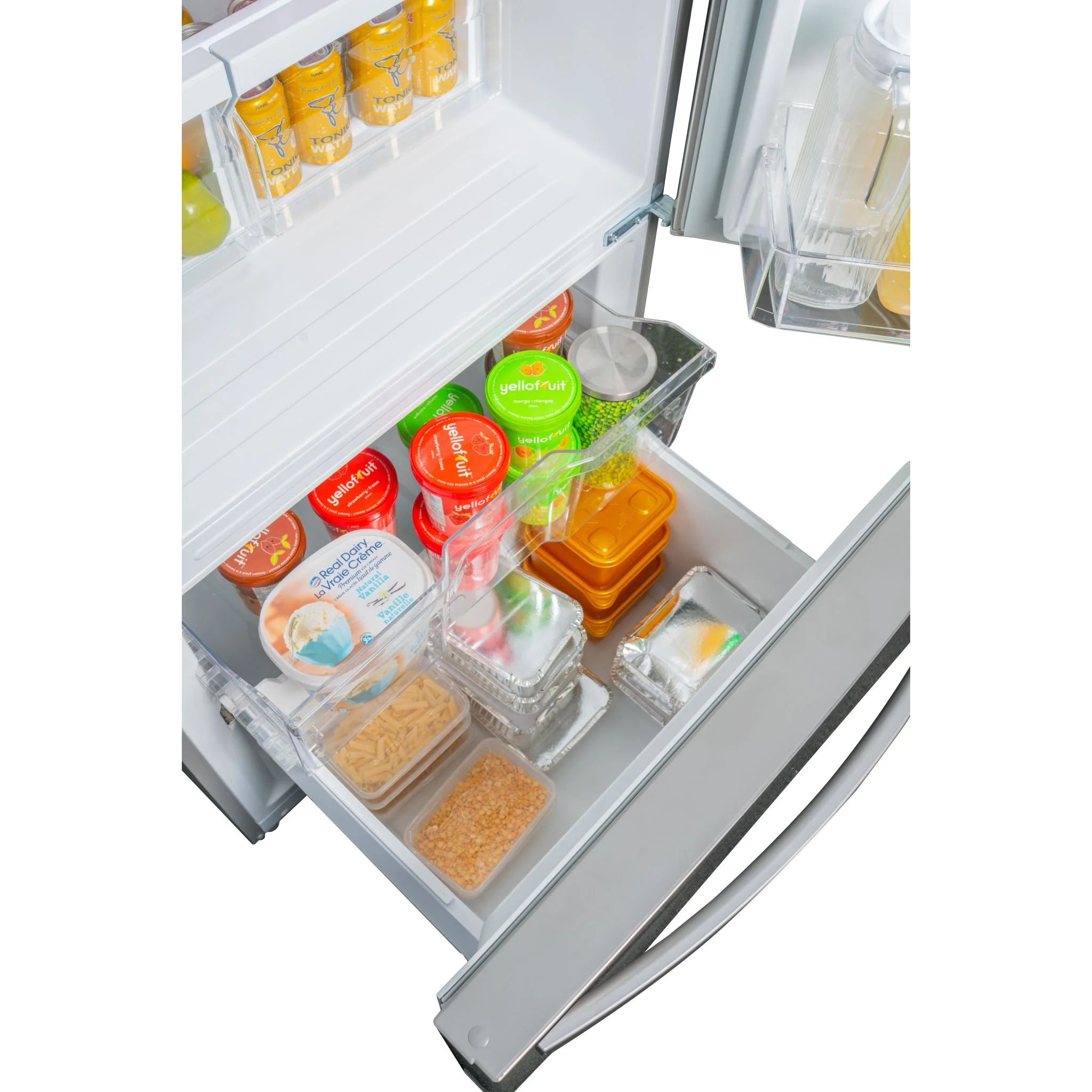 Danby Designer 18.7 cu. ft. Apartment Fridge Bottom Mount  -Stainless Steel (DBM187E1SSDB) - Image 8